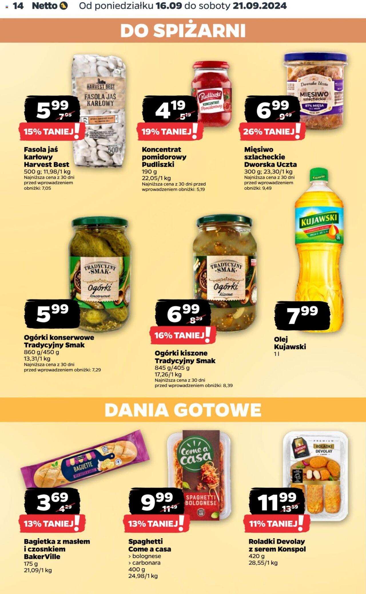NETTO Gazetka ważna  od 16.09.2024 do 21.09.2024 strona 14