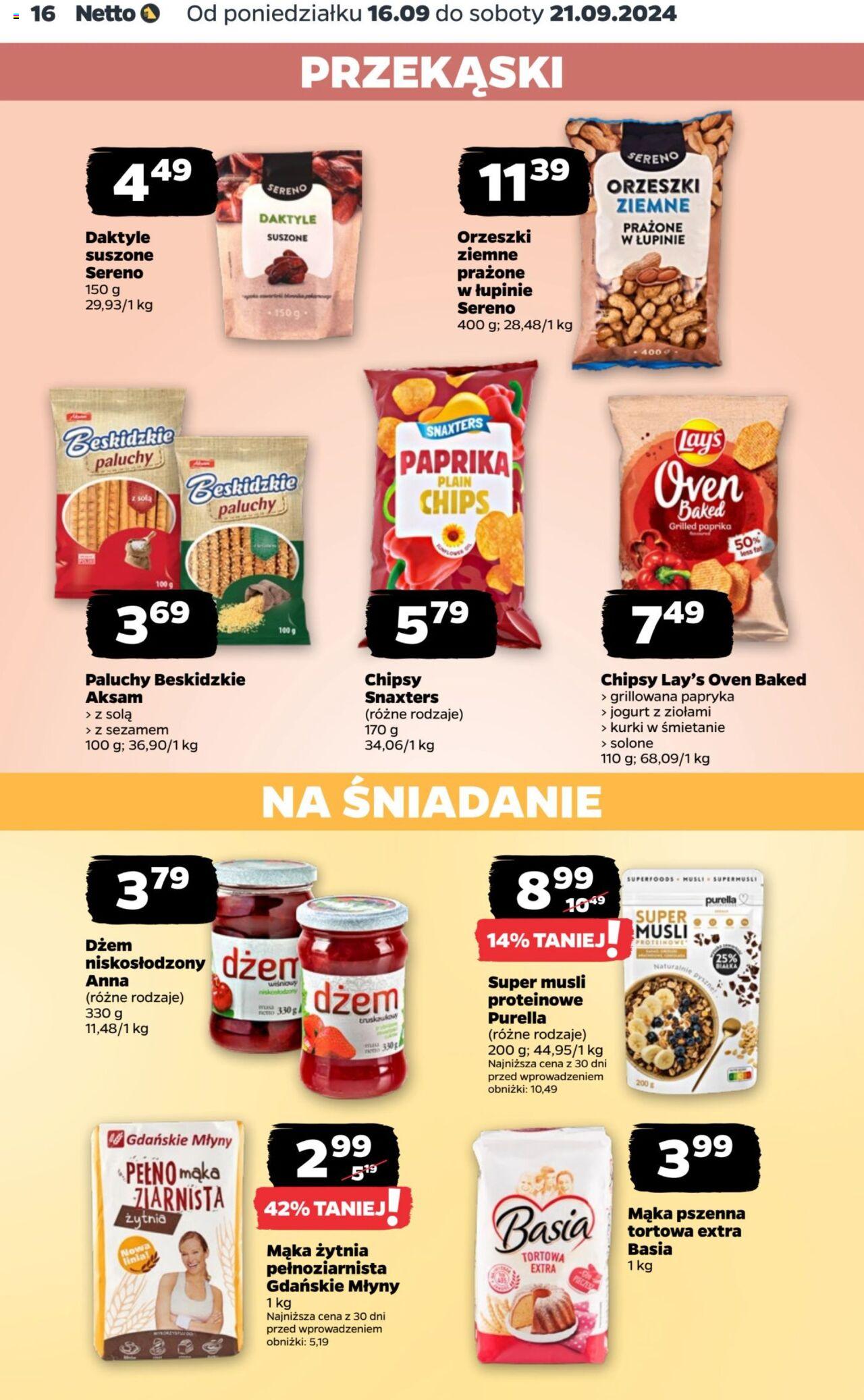 NETTO Gazetka ważna  od 16.09.2024 do 21.09.2024 strona 16