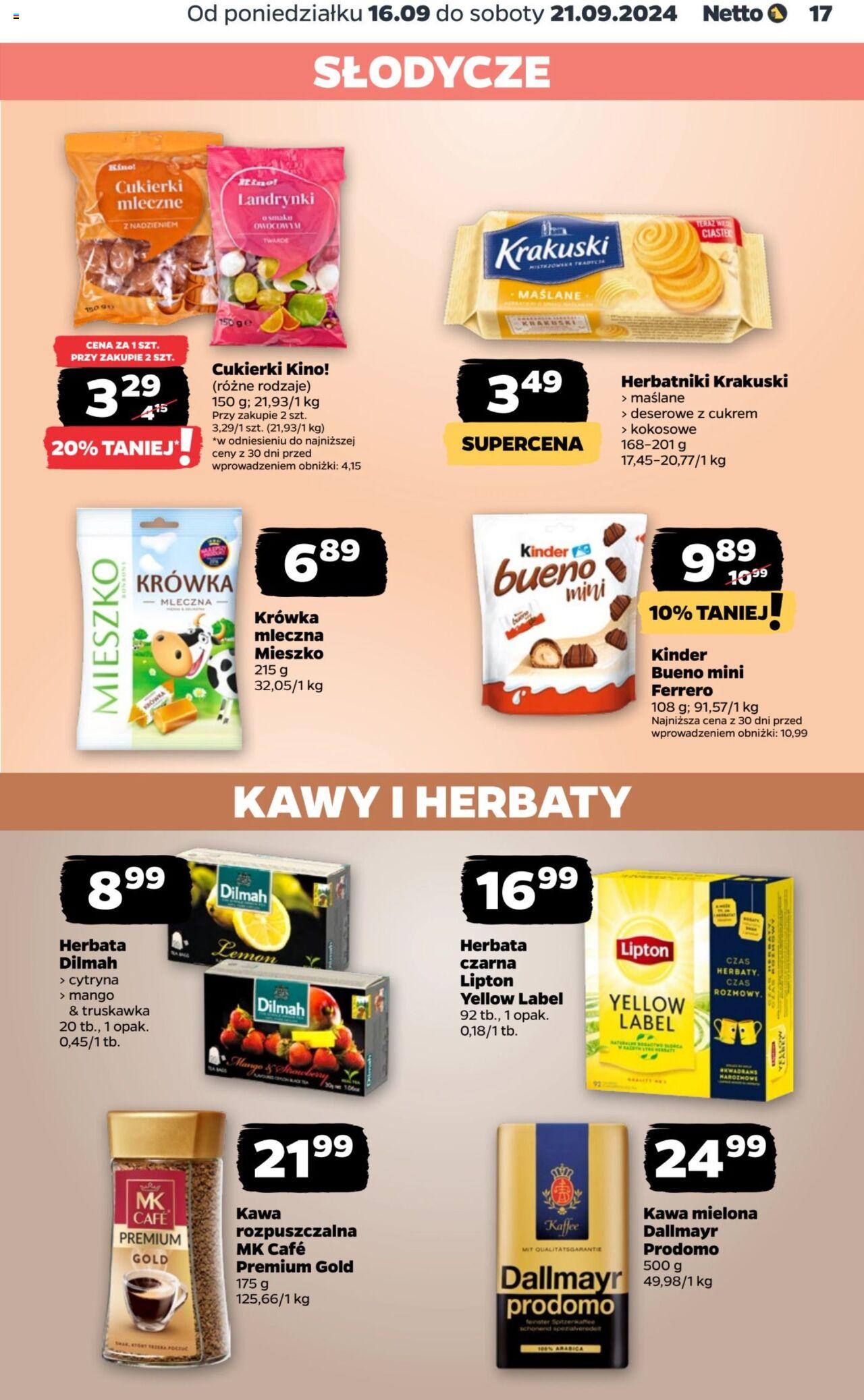 NETTO Gazetka ważna  od 16.09.2024 do 21.09.2024 strona 17