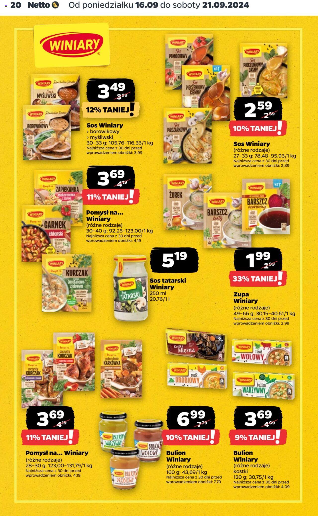 NETTO Gazetka ważna  od 16.09.2024 do 21.09.2024 strona 20