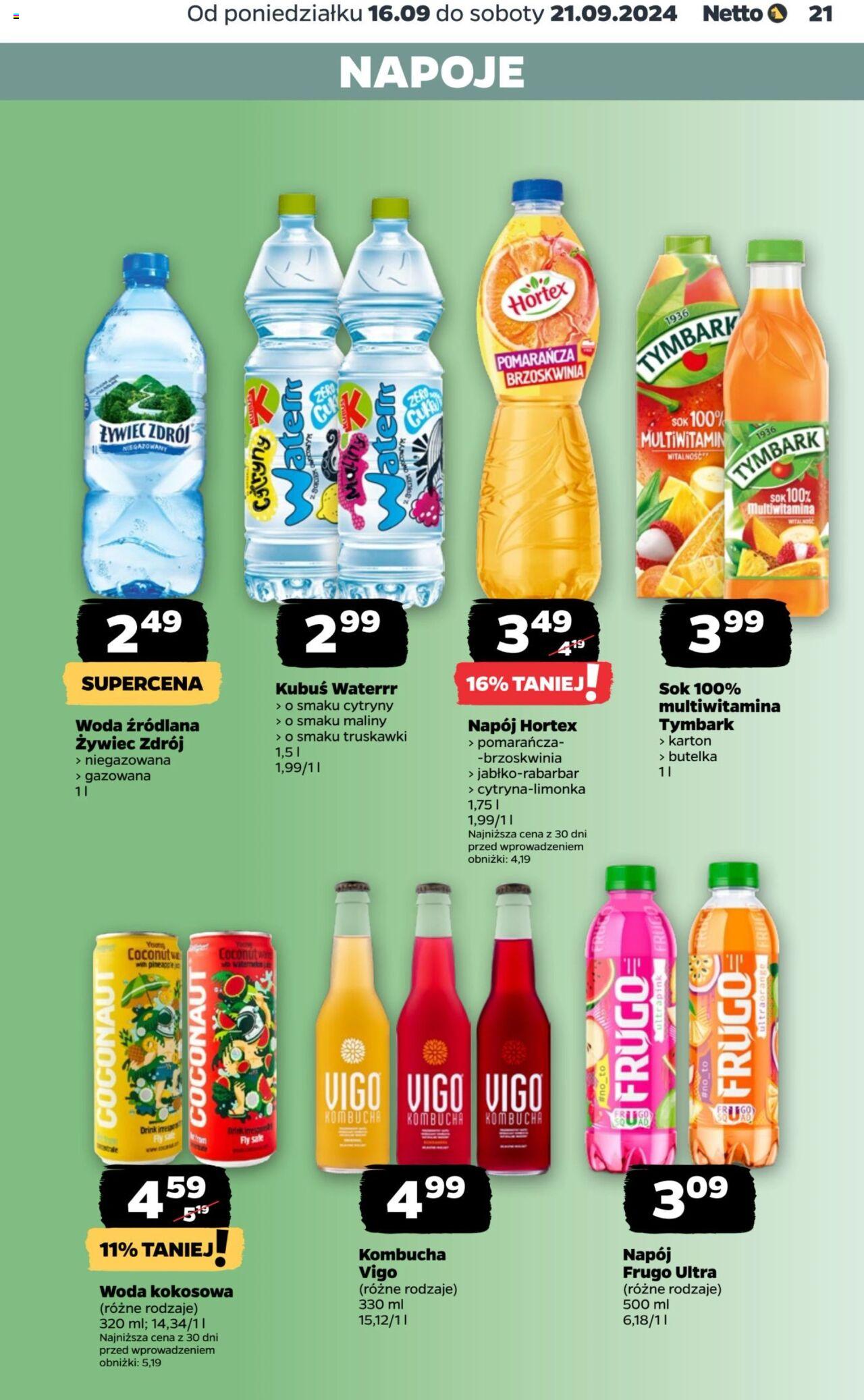 NETTO Gazetka ważna  od 16.09.2024 do 21.09.2024 strona 21