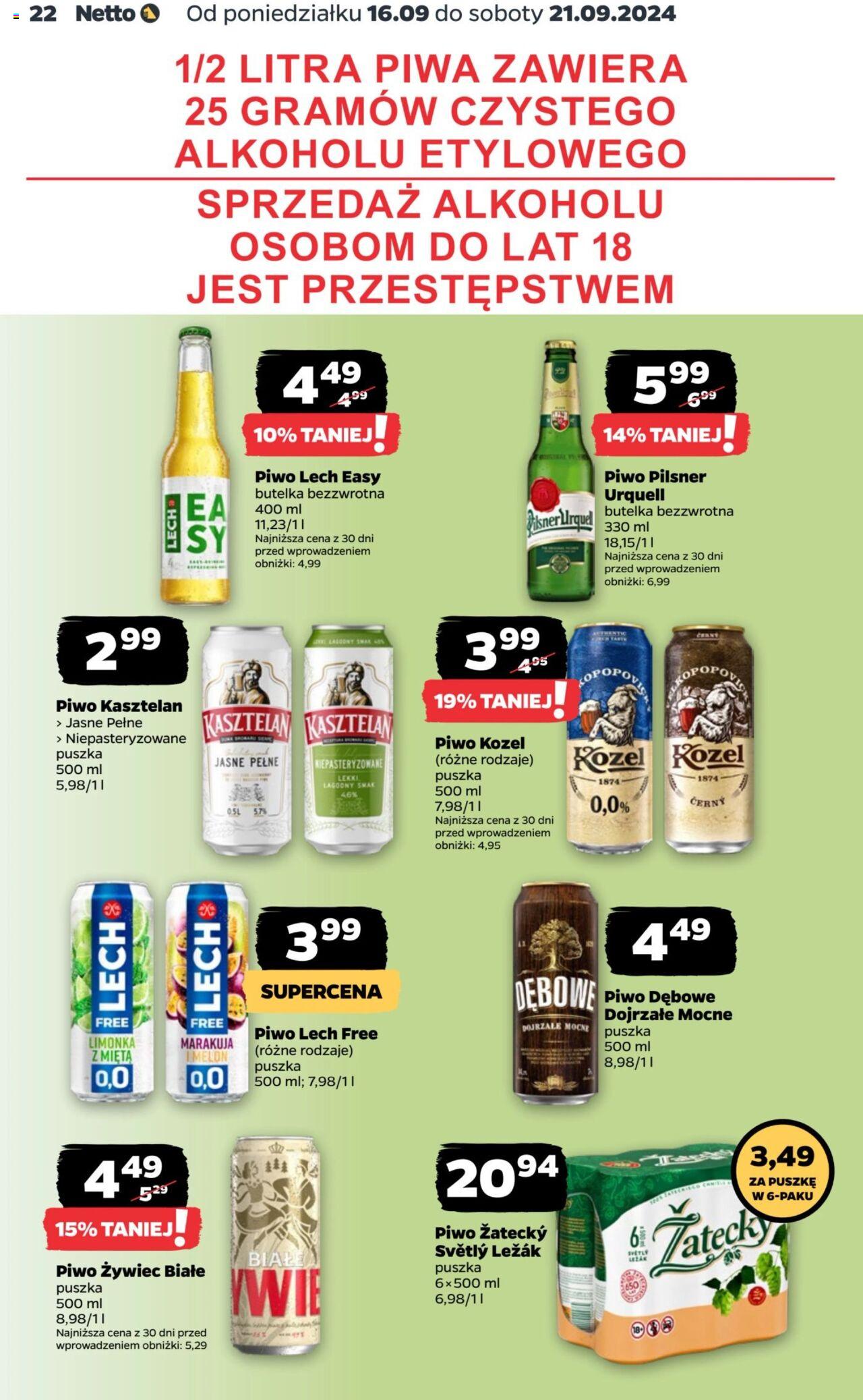 NETTO Gazetka ważna  od 16.09.2024 do 21.09.2024 strona 22