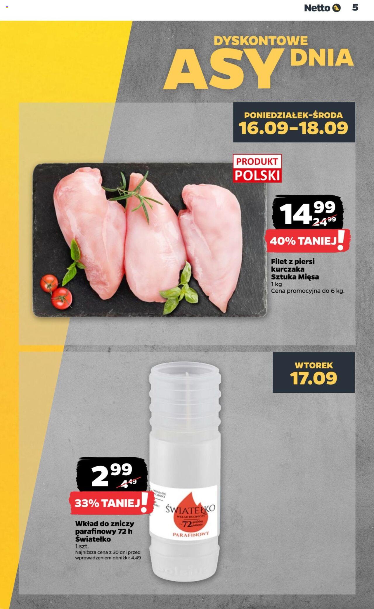 NETTO Gazetka ważna  od 16.09.2024 do 21.09.2024 strona 5
