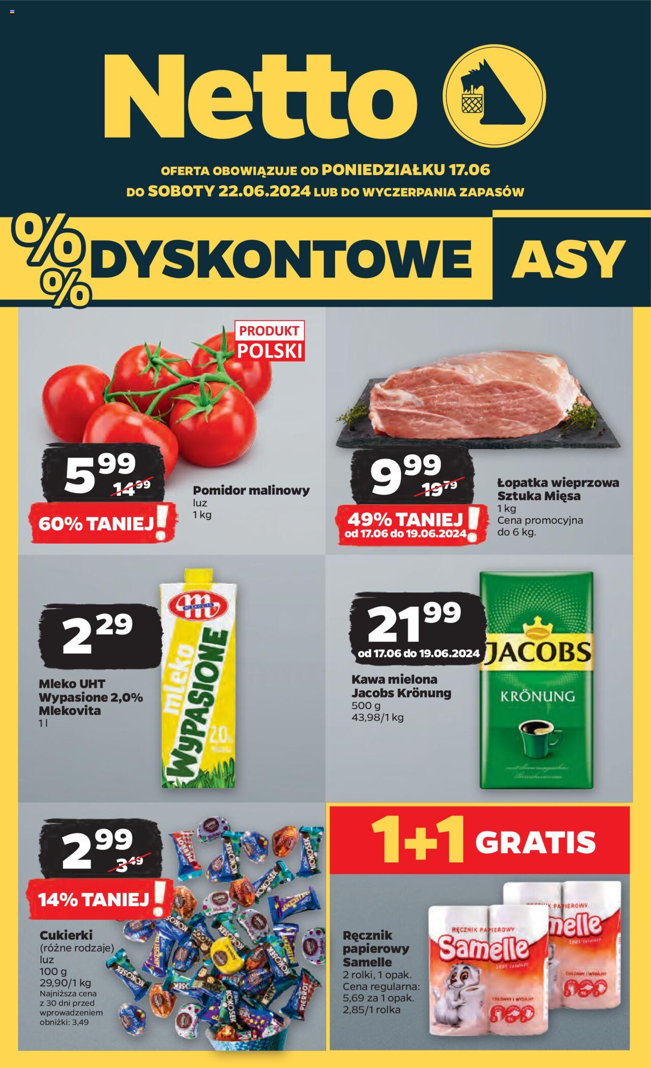 NETTO Gazetka ważna od 17.06.2024 do 22.06.2024 strona 1