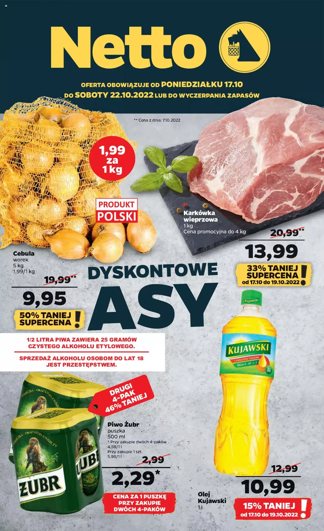 NETTO gazetka ważna od  17.10.2022 do 22.10.2022 strona 1