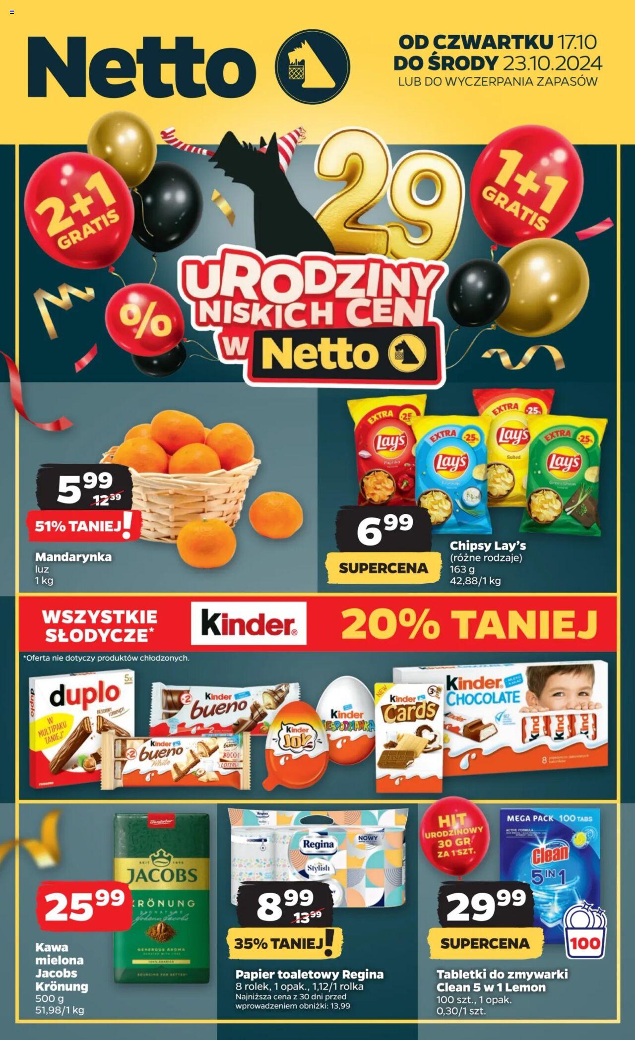 NETTO Gazetka ważna od 17.10.2024 do 23.10.2024 strona 1