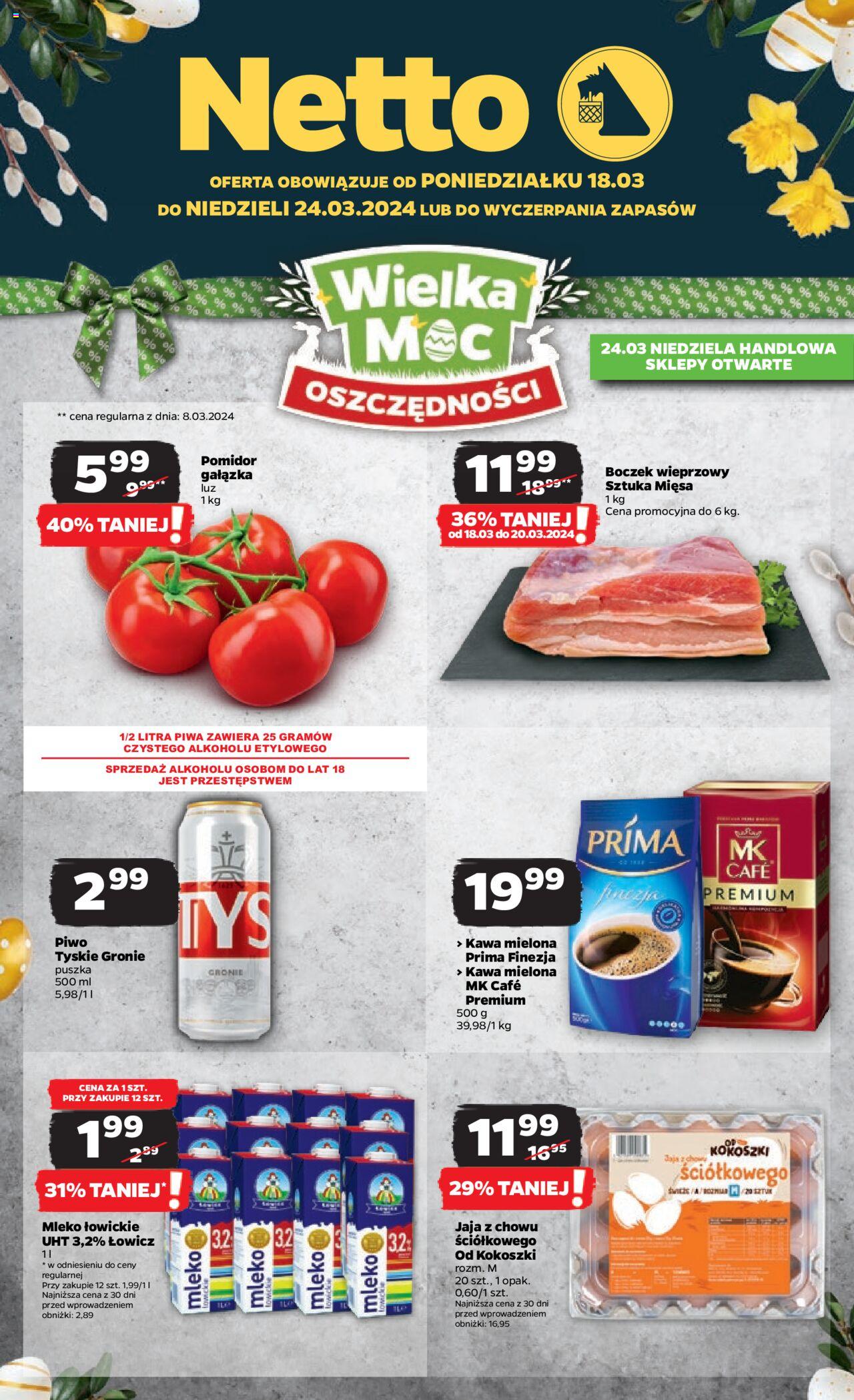 NETTO Gazetka ważna od 18.03.2024 do 24.03.2024 strona 1