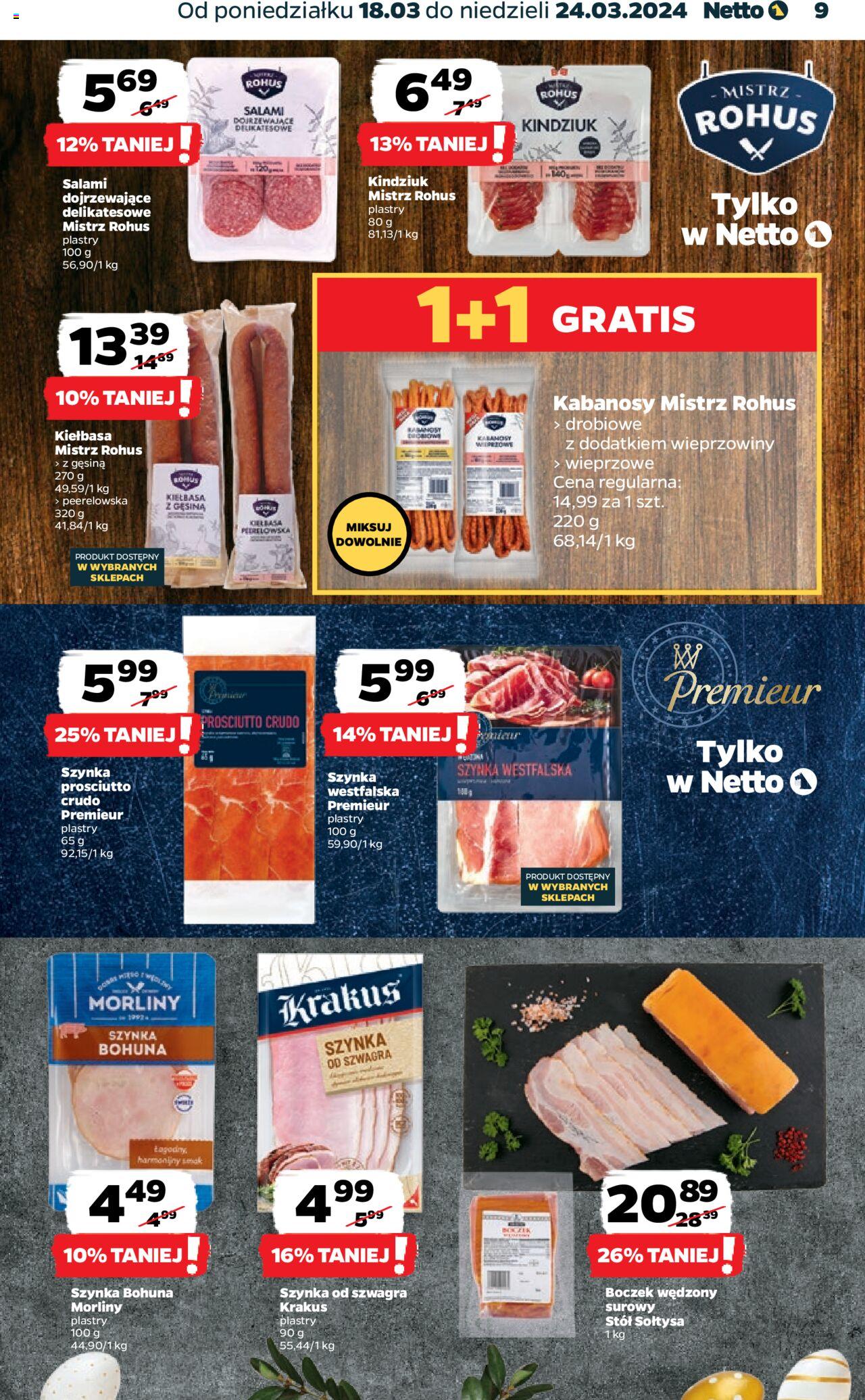 NETTO Gazetka ważna od 18.03.2024 do 24.03.2024 strona 9