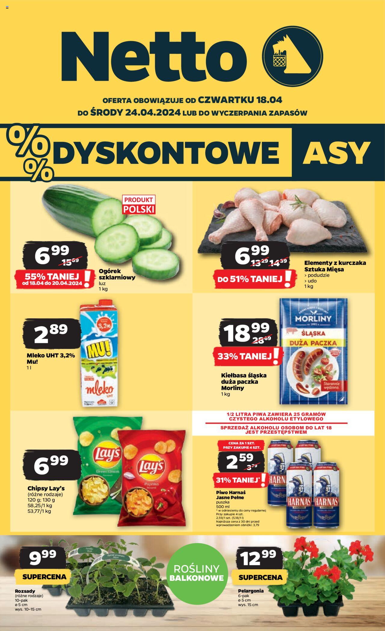 NETTO Gazetka ważna od 18.04.2024 do 24.04.2024 strona 1