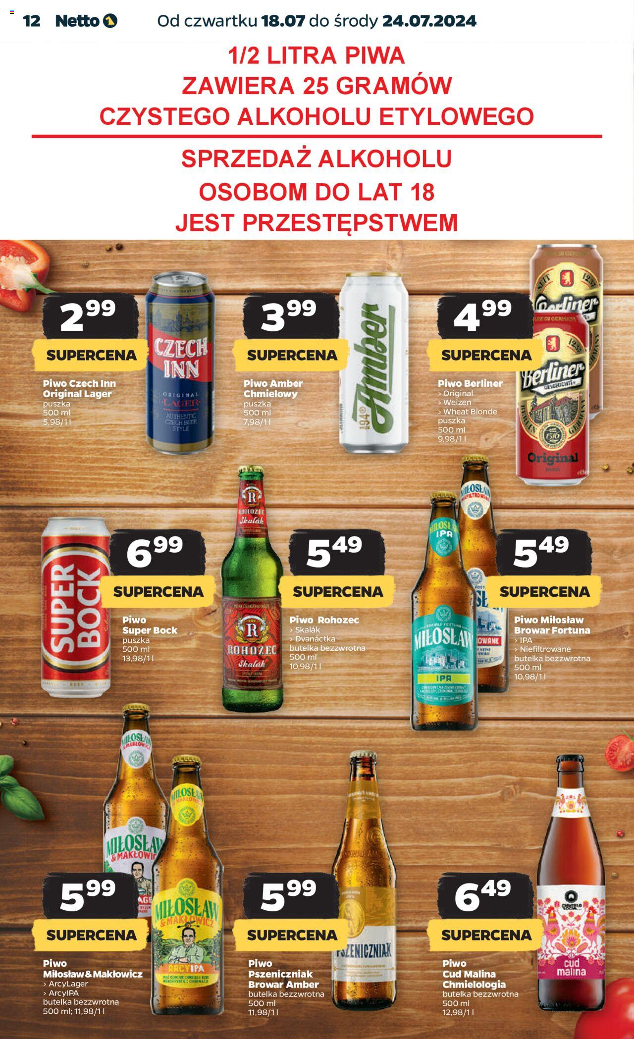 NETTO Gazetka ważna od 18.07.2024 do 24.07.2024 strona 12