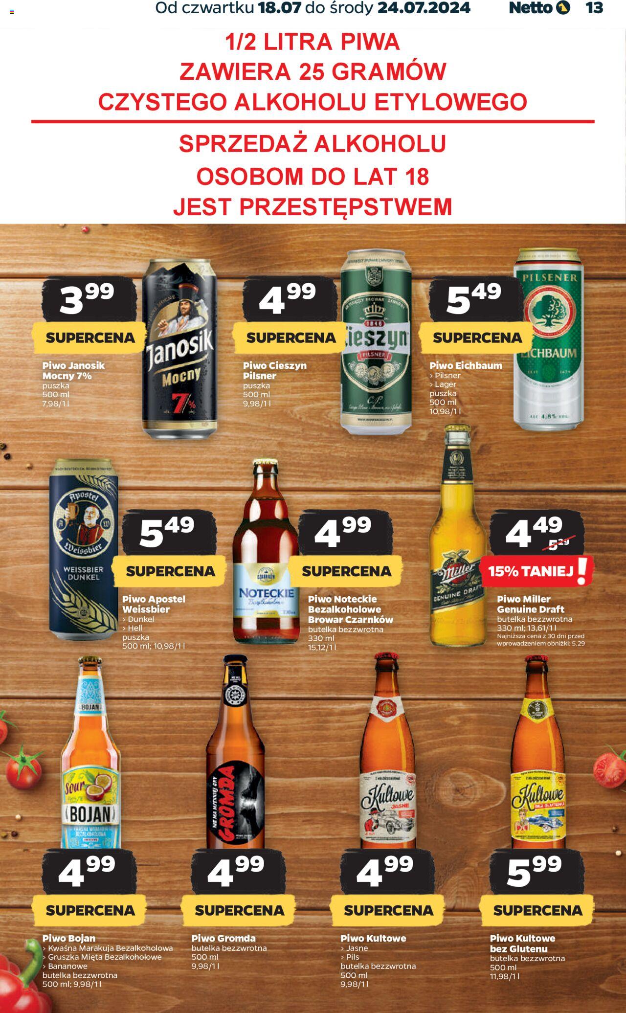 NETTO Gazetka ważna od 18.07.2024 do 24.07.2024 strona 13