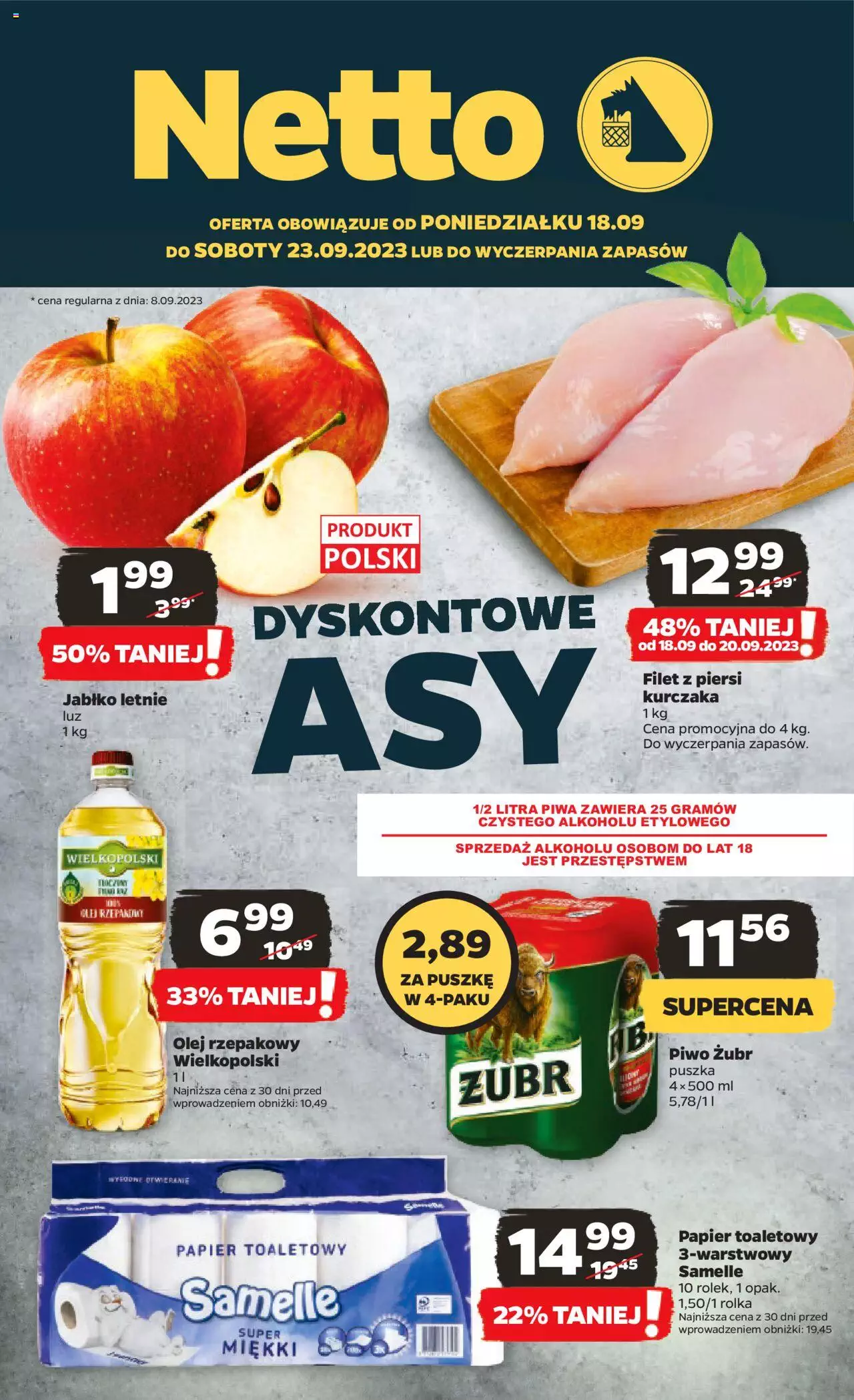 NETTO Gazetka ważna od 18.09.2023 do 23.09.2023 strona 1