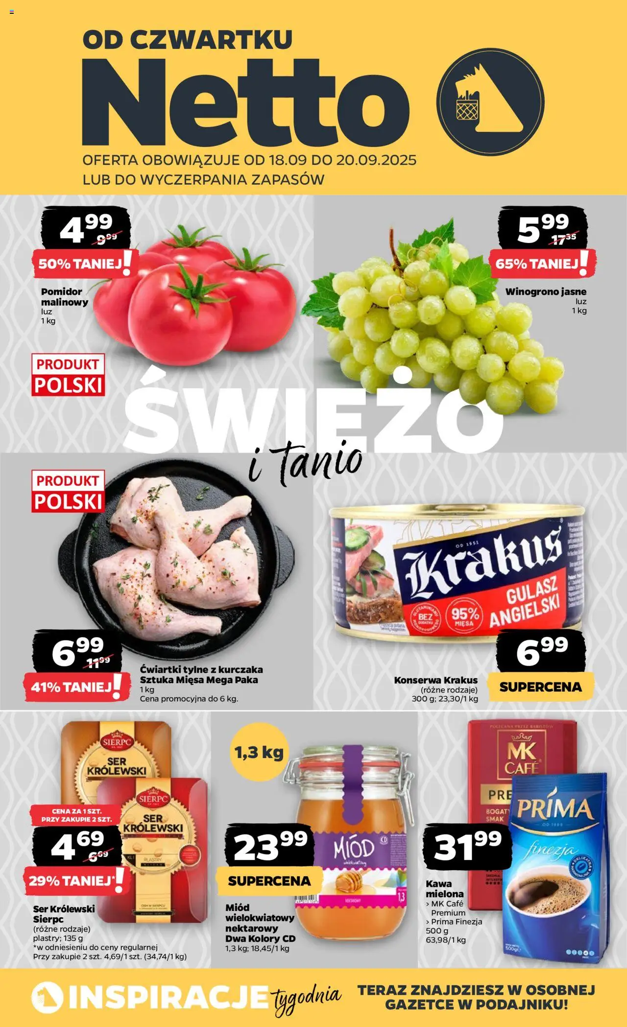 NETTO Gazetka ważna  od  18.09.2025 do 20.09.2025 strona 1