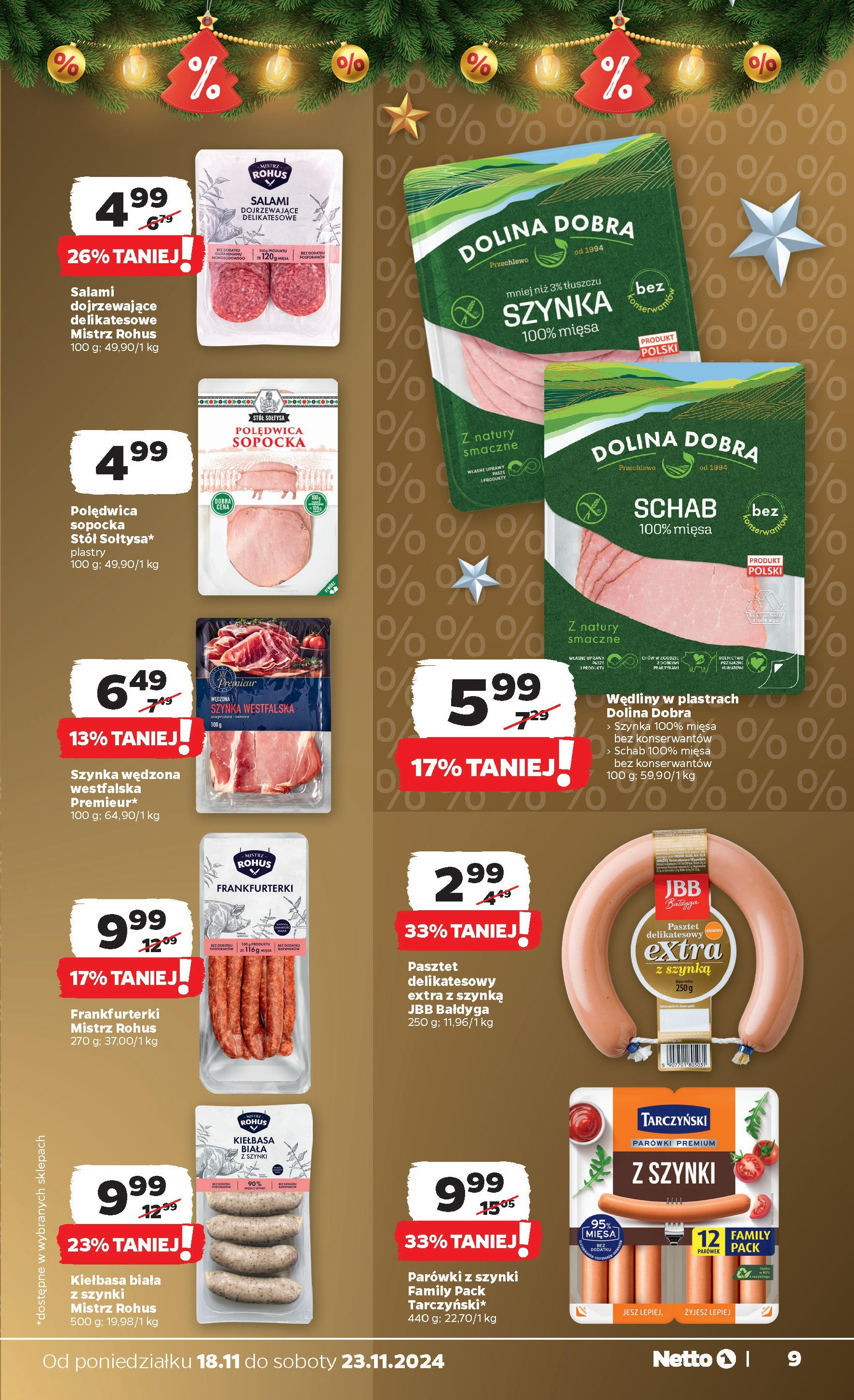 NETTO Gazetka ważna od 18.11.2024 do 23.11.2024 strona 9