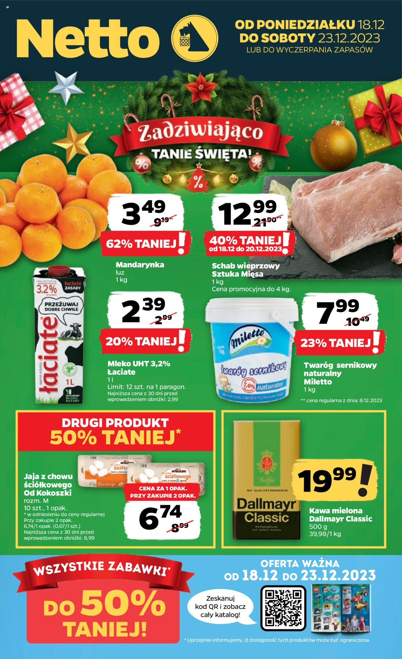 Netto gazetka ważna od 18.12.2023 do 23.12.2023 strona 1