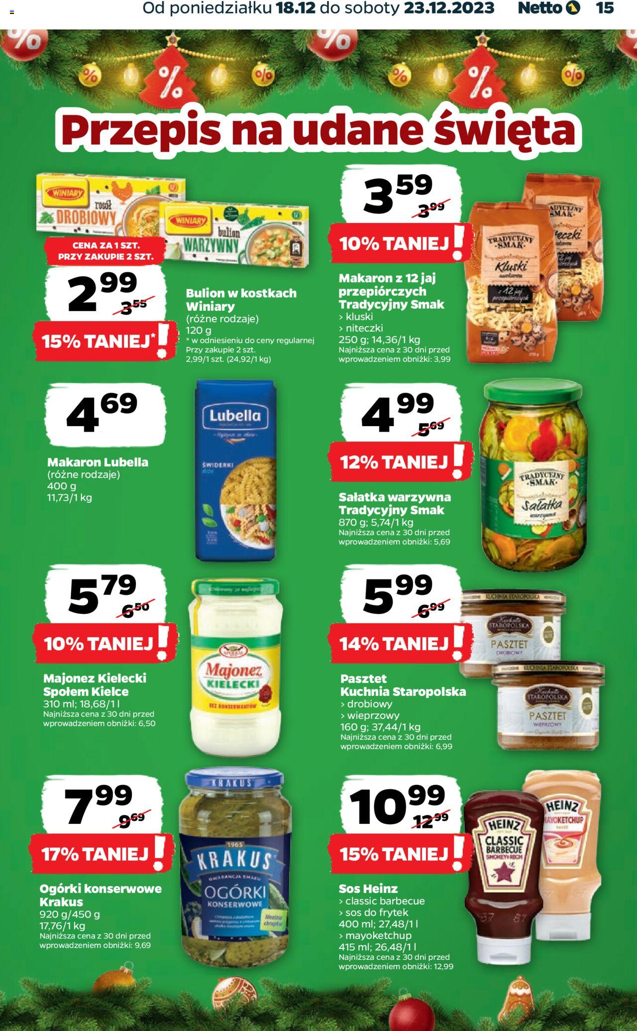 Netto gazetka ważna od 18.12.2023 do 23.12.2023 strona 15