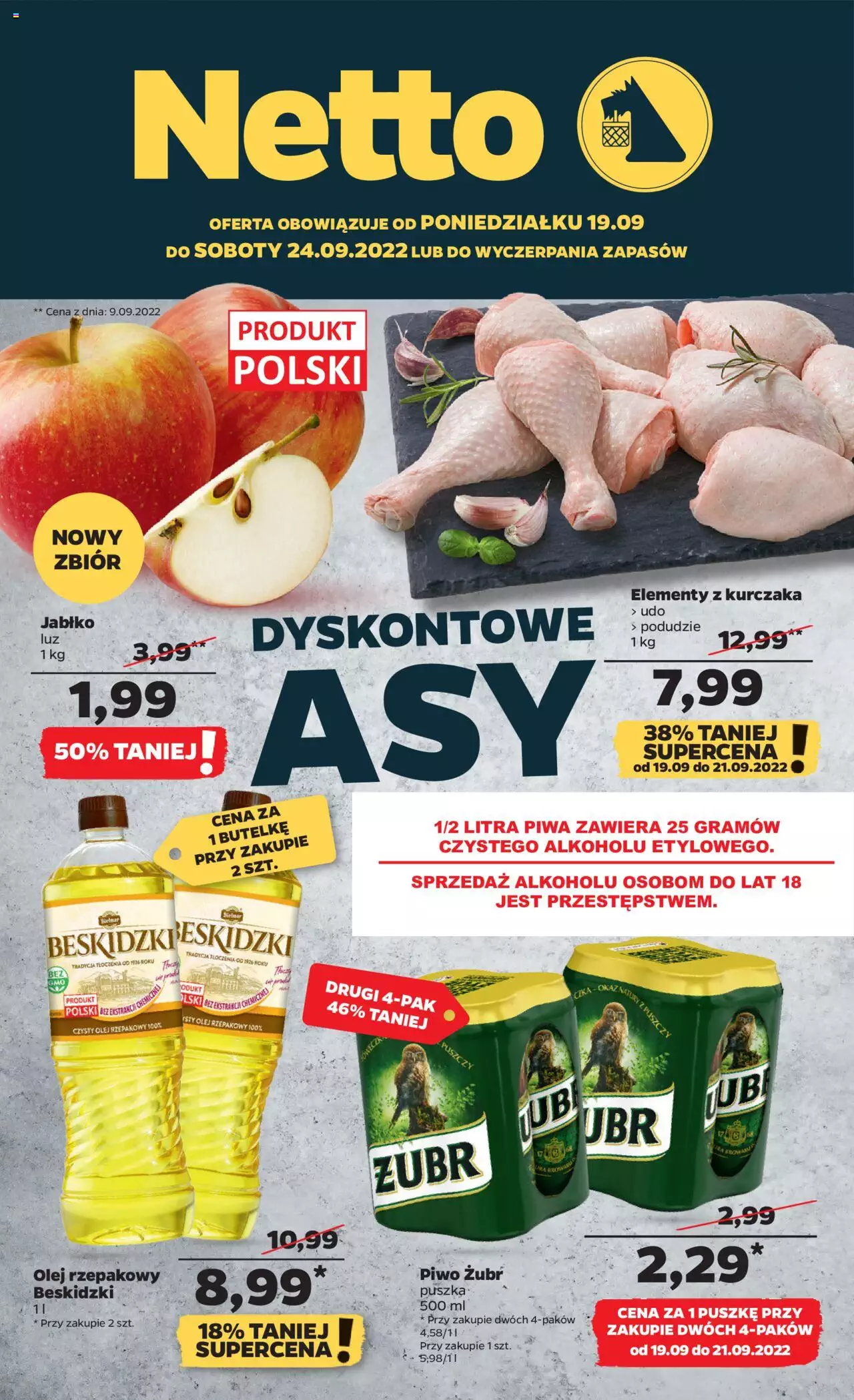 NETTO gazetka ważna  od 19.09.2022 do 24.09.2022 strona 1