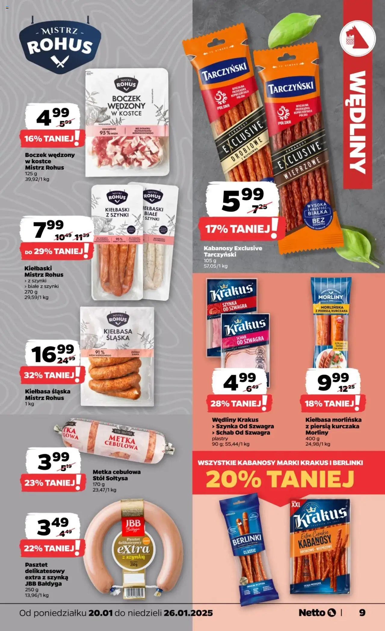 NETTO Gazetka ważna od 20.01.2025 do 26.01.2025 strona 9