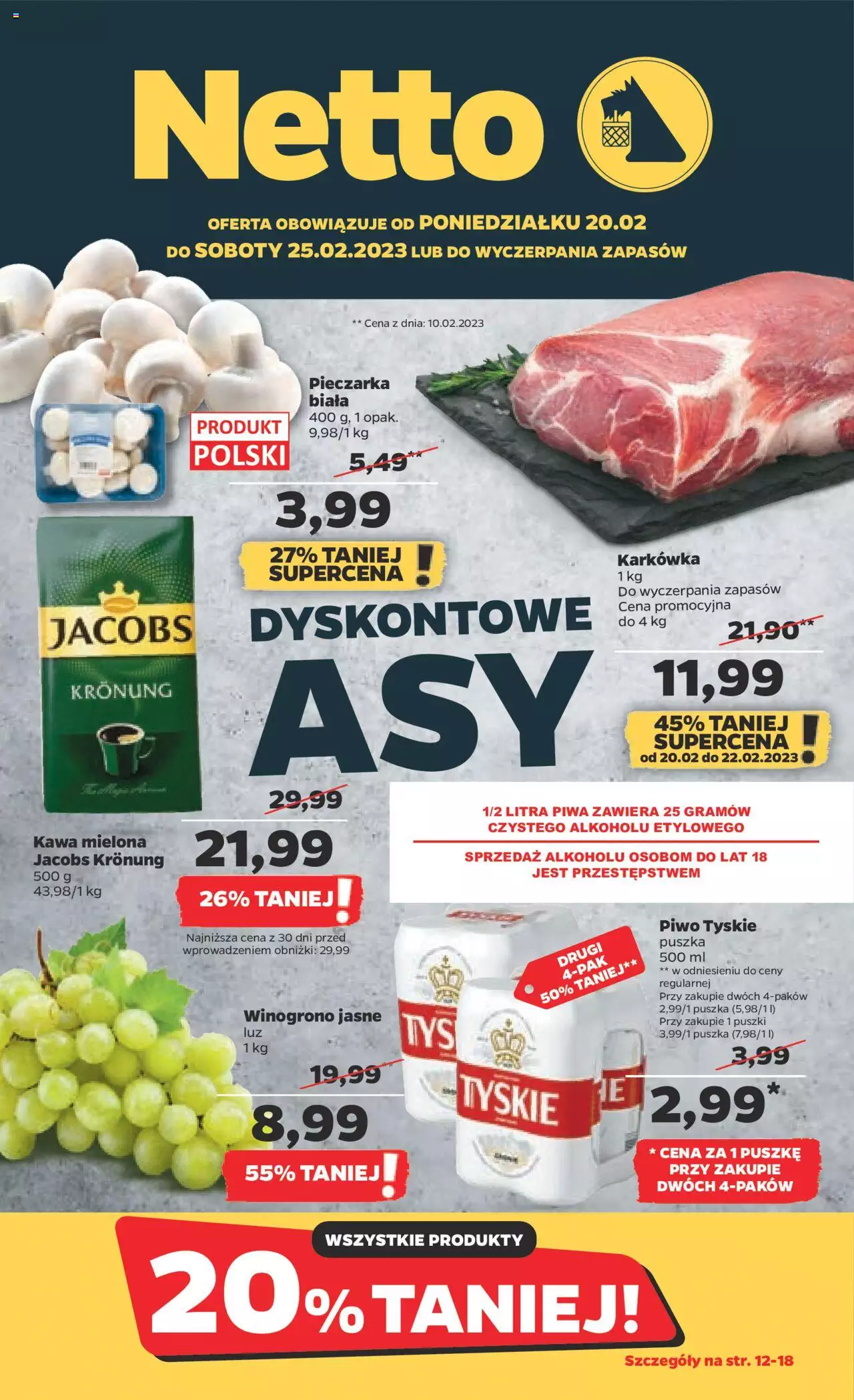 NETTO Gazetka ważna od 20.02.2023 do 25.02.2023 strona 1