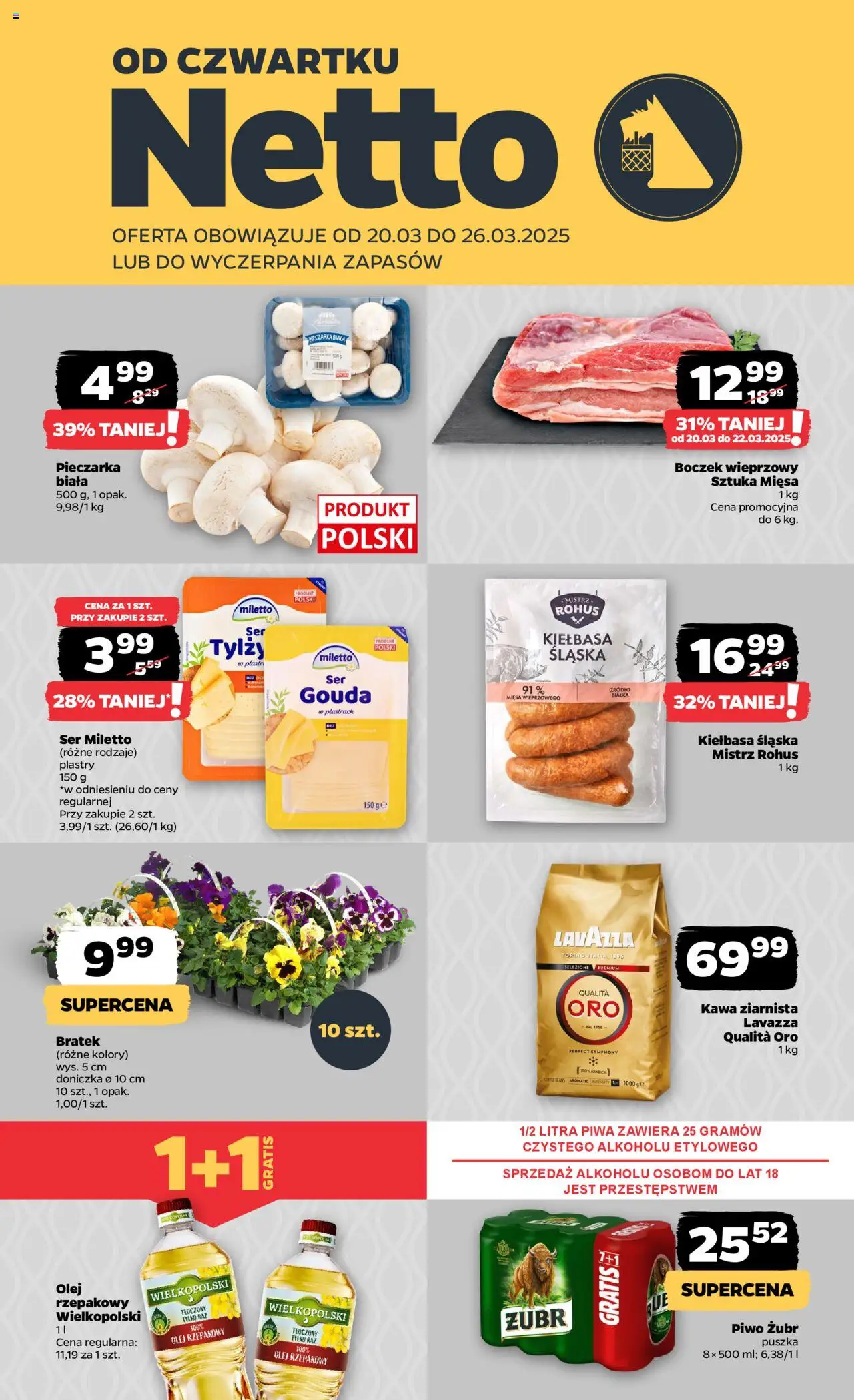 NETTO Gazetka ważna od 20.03.2025 do 26.03.2025 strona 1