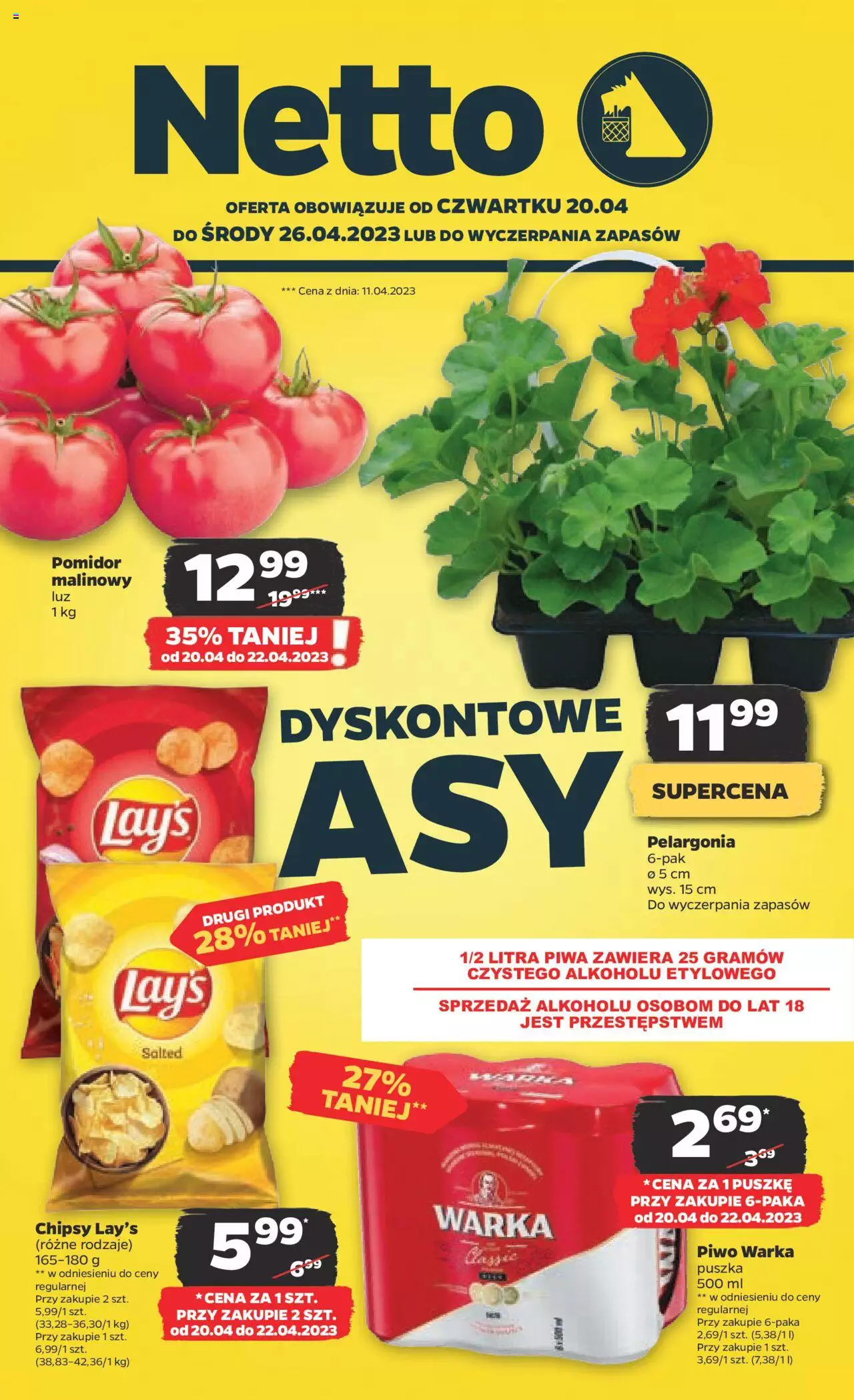 NETTO Gazetka ważna  od 20.04.2023 do 26.04.2023 strona 1