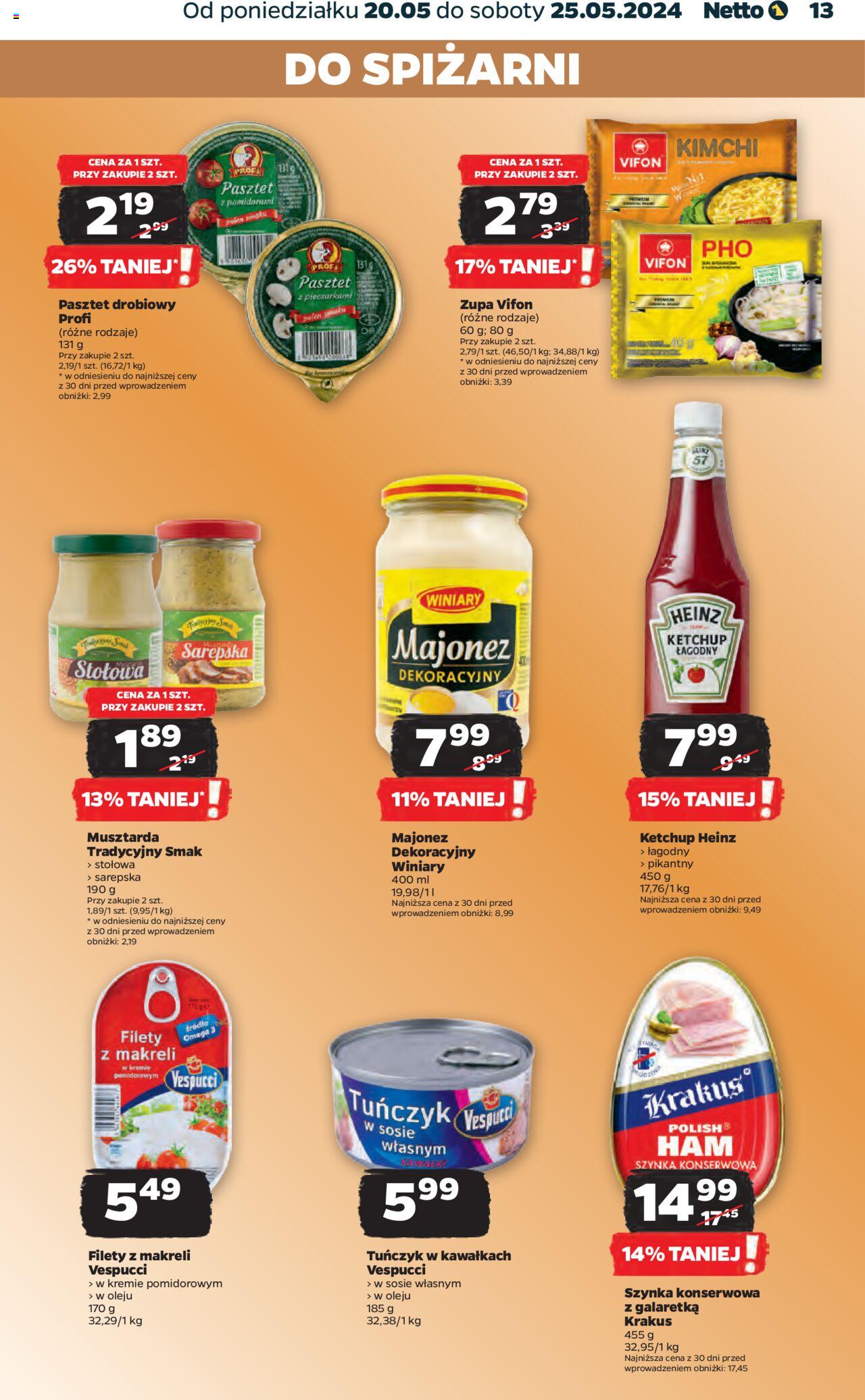 NETTO Gazetka ważna od 20.05.2024 do 25.05.2024 strona 13