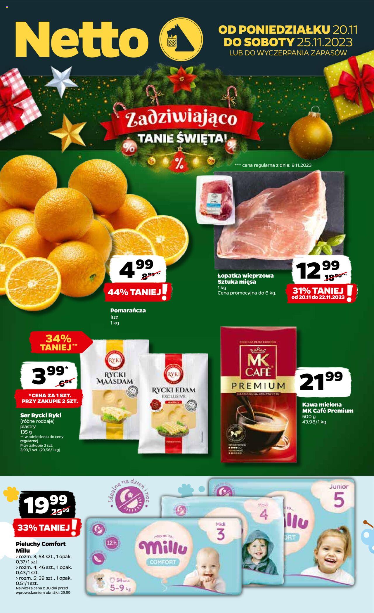 Netto gazetka ważna od 20.11.2023 do 25.11.2023 strona 1