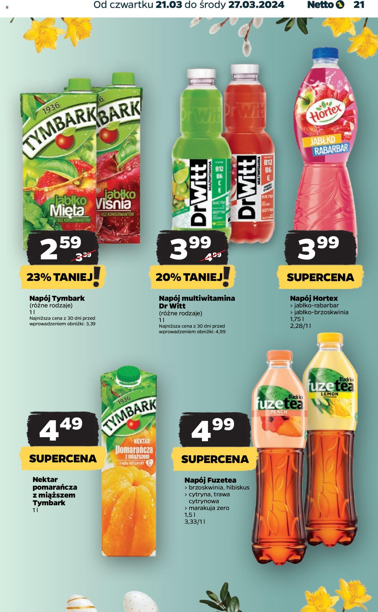 NETTO Gazetka ważna  od 21.03.2024 do 27.03.2024 strona 21