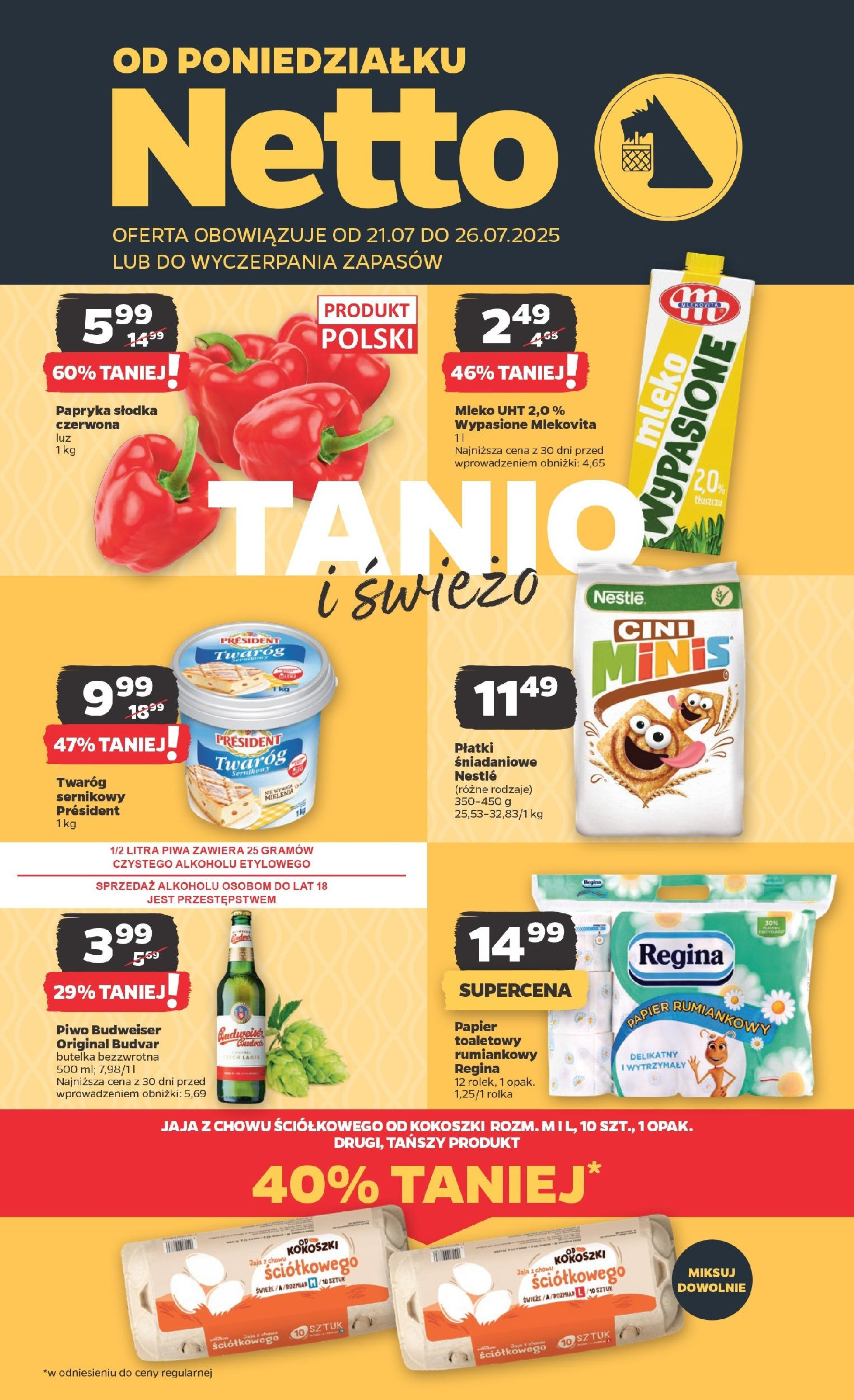 NETTO Gazetka ważna od  21.07.2025 do 26.07.2025 strona 1