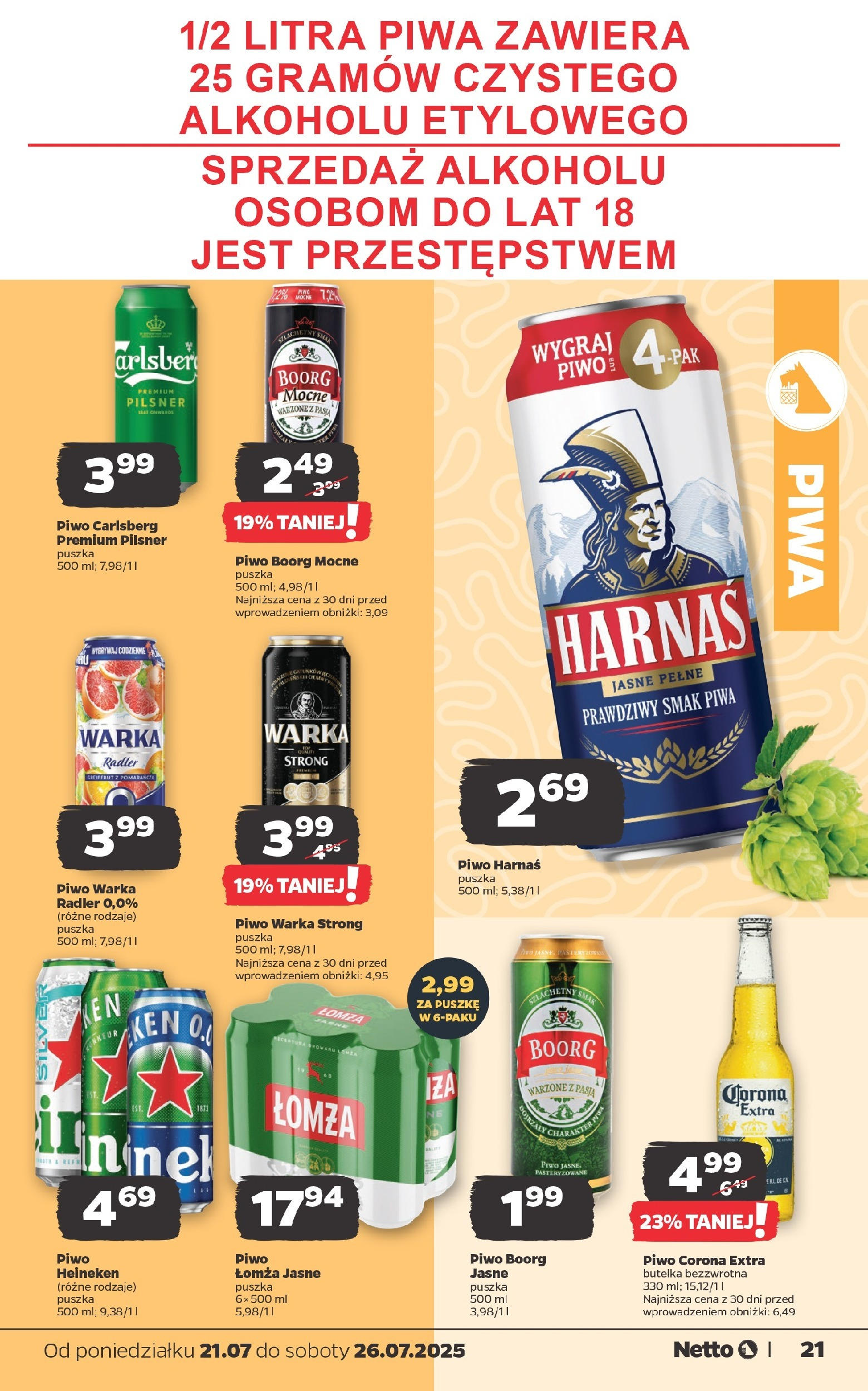 NETTO Gazetka ważna od  21.07.2025 do 26.07.2025 strona 21
