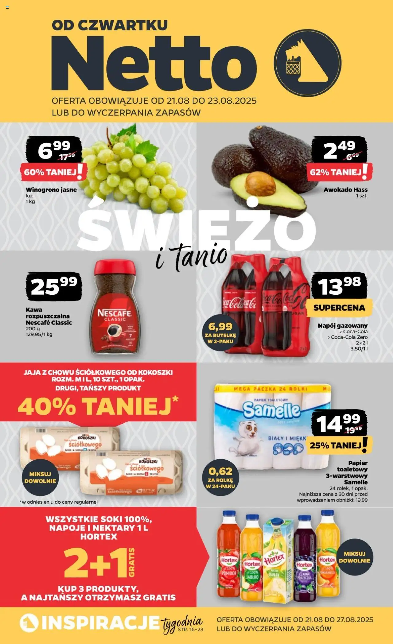 NETTO Gazetka ważna  od 21.08.2025 do  23.08.2025 strona 1