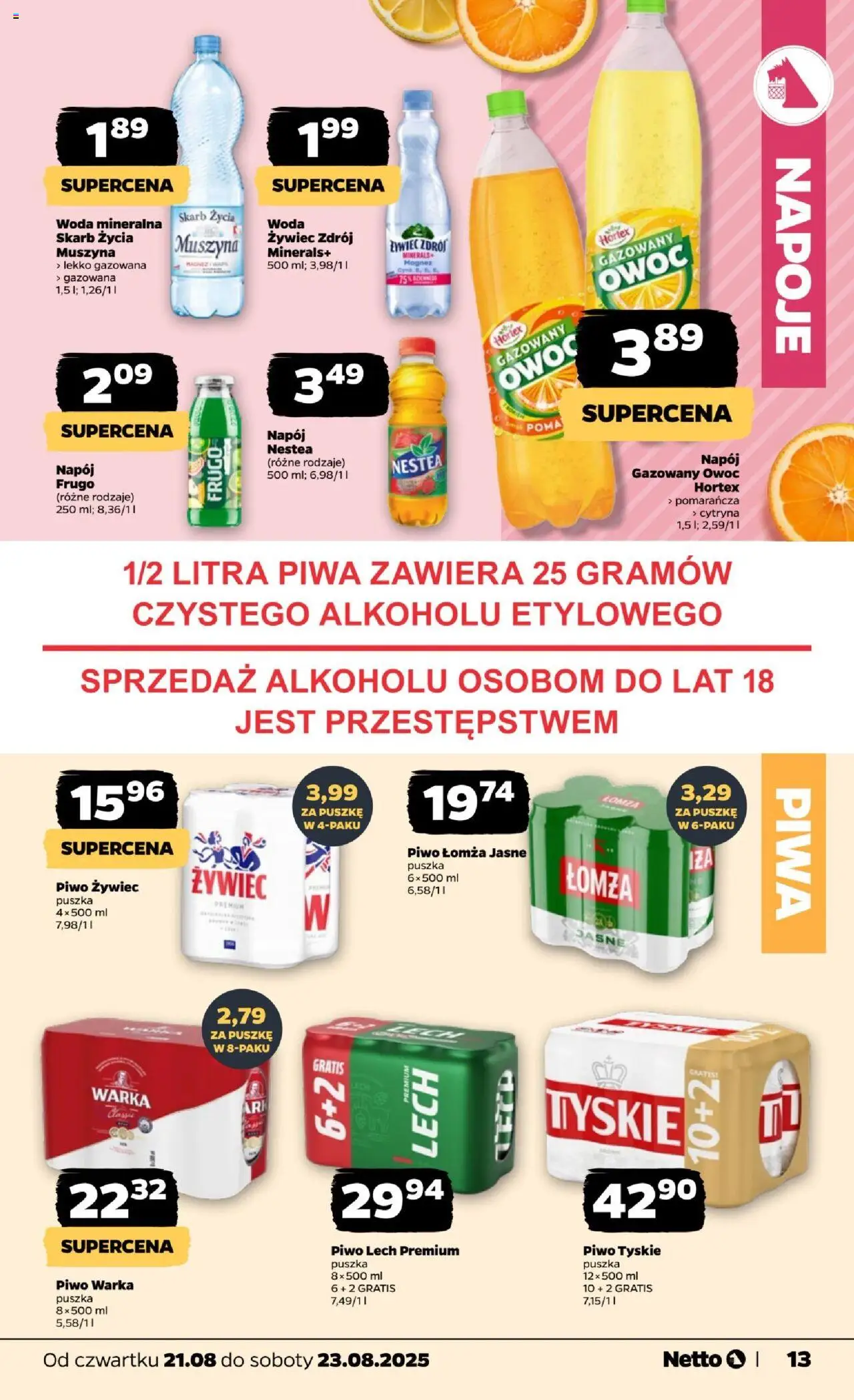 NETTO Gazetka ważna  od 21.08.2025 do  23.08.2025 strona 13