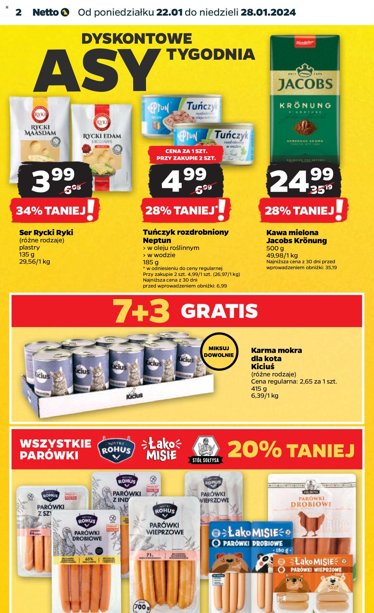 NETTO Gazetka ważna  od 22.01.2024 do 28.01.2024 strona 2