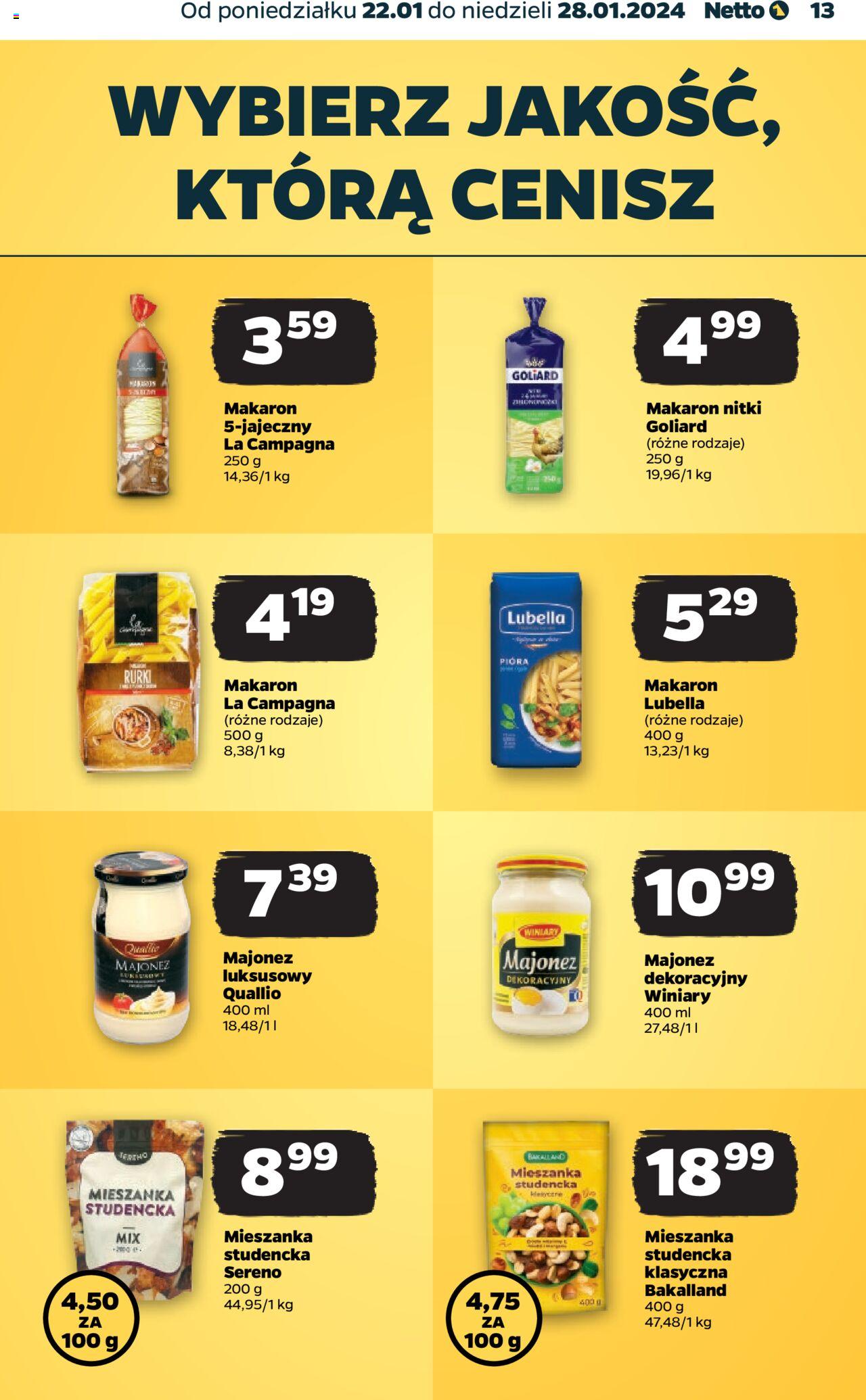 NETTO Gazetka ważna  od 22.01.2024 do 28.01.2024 strona 13