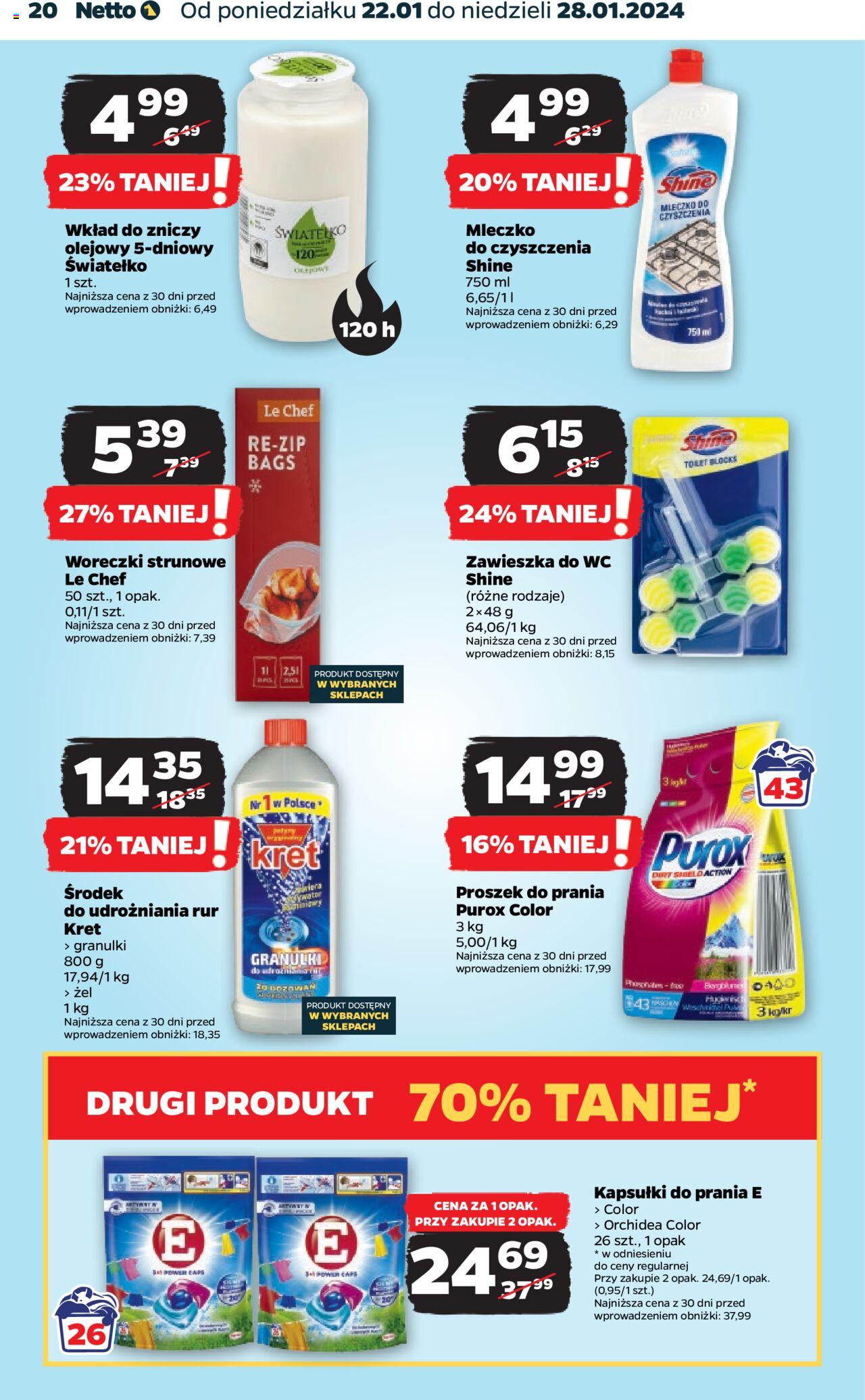 NETTO Gazetka ważna  od 22.01.2024 do 28.01.2024 strona 20
