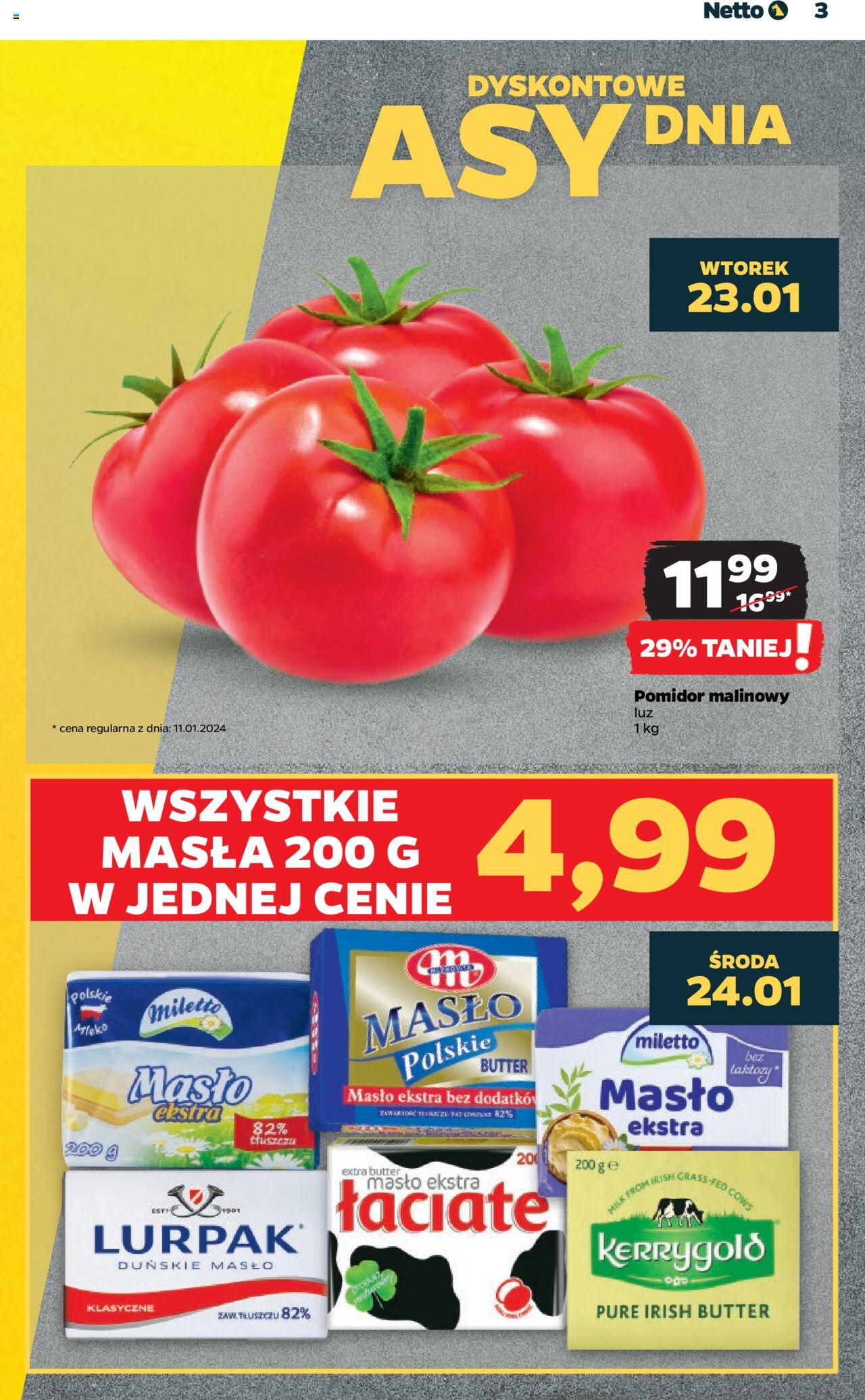NETTO Gazetka ważna  od 22.01.2024 do 28.01.2024 strona 3