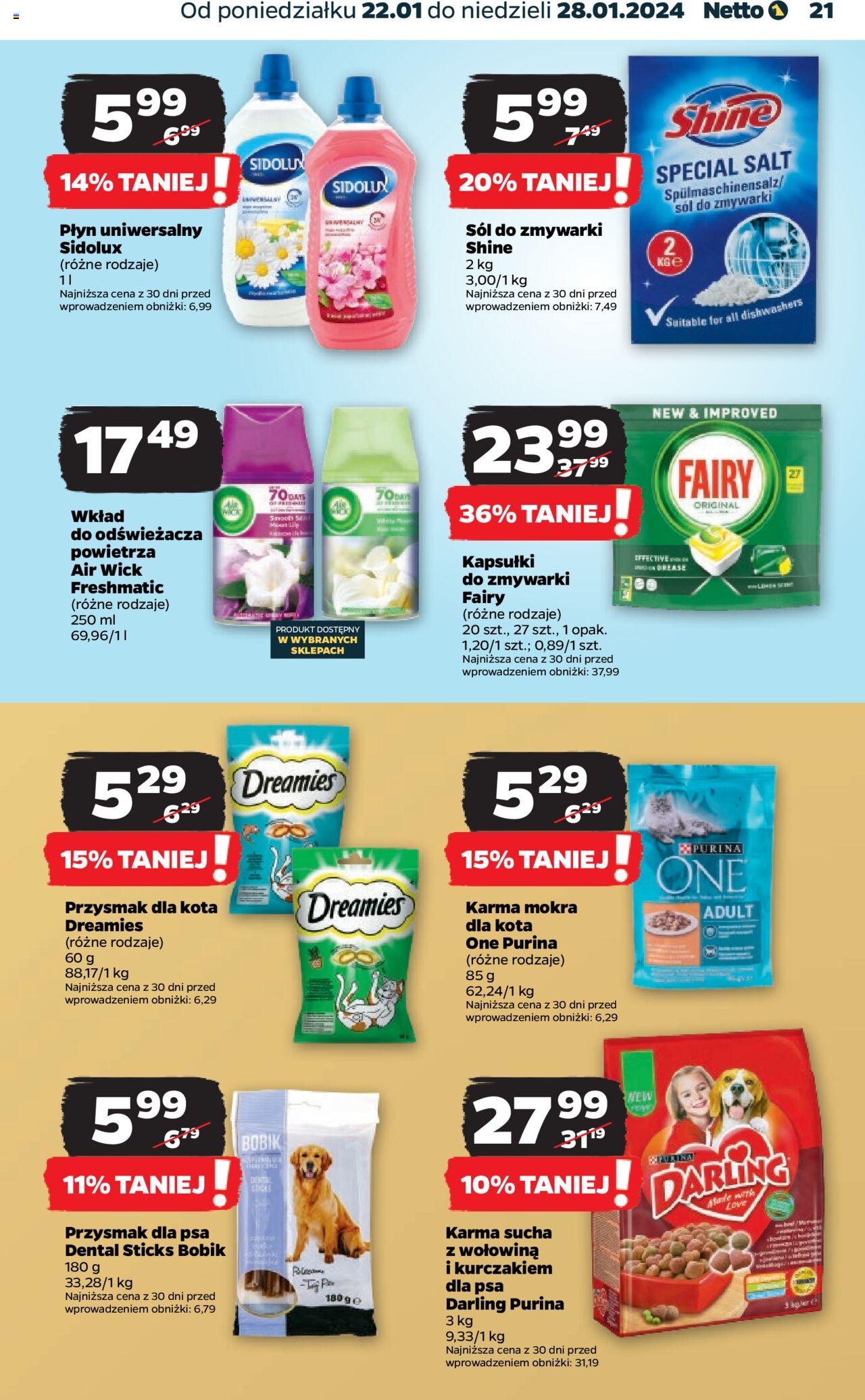 NETTO Gazetka ważna  od 22.01.2024 do 28.01.2024 strona 21