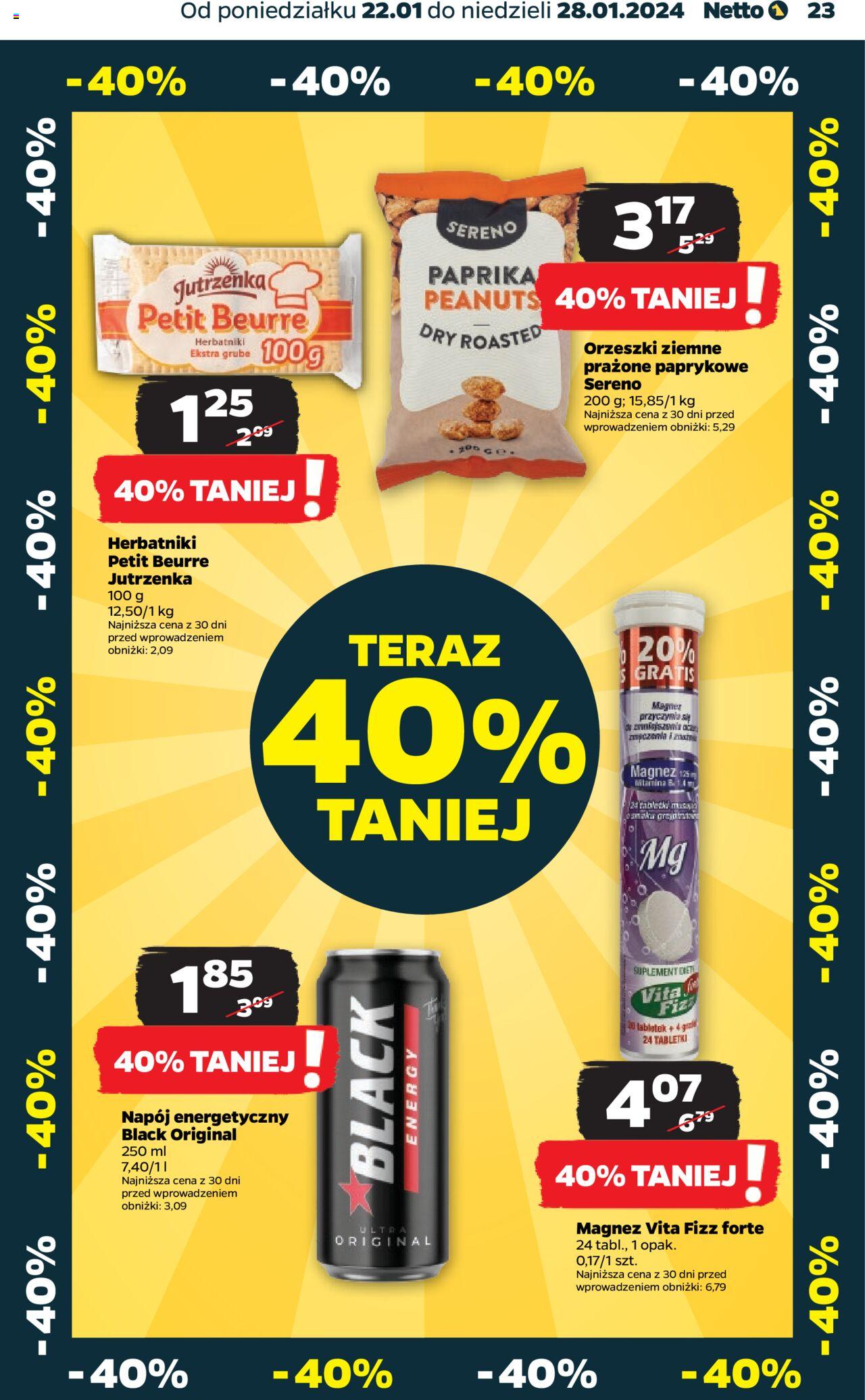 NETTO Gazetka ważna  od 22.01.2024 do 28.01.2024 strona 23