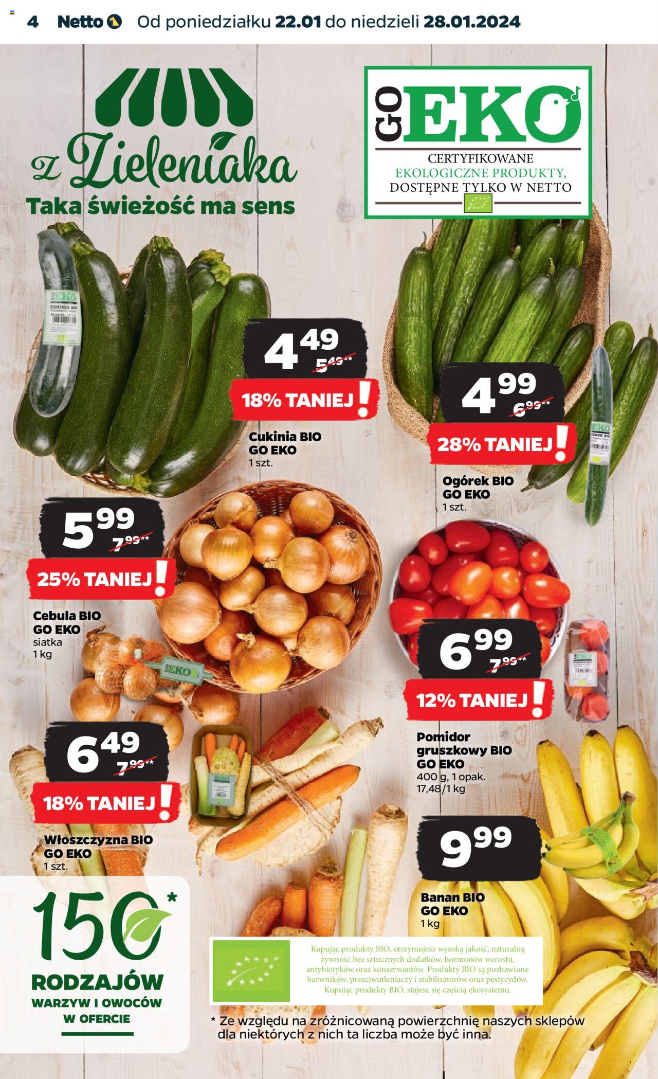 NETTO Gazetka ważna  od 22.01.2024 do 28.01.2024 strona 4