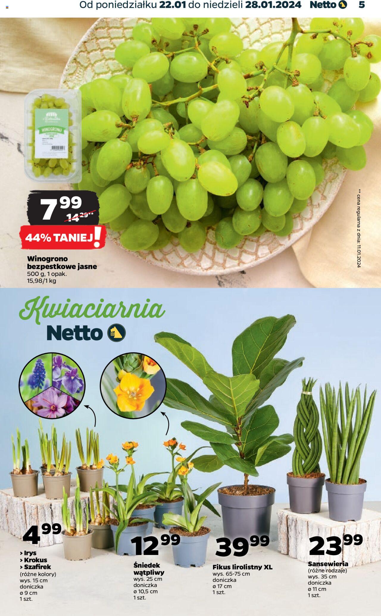 NETTO Gazetka ważna  od 22.01.2024 do 28.01.2024 strona 5