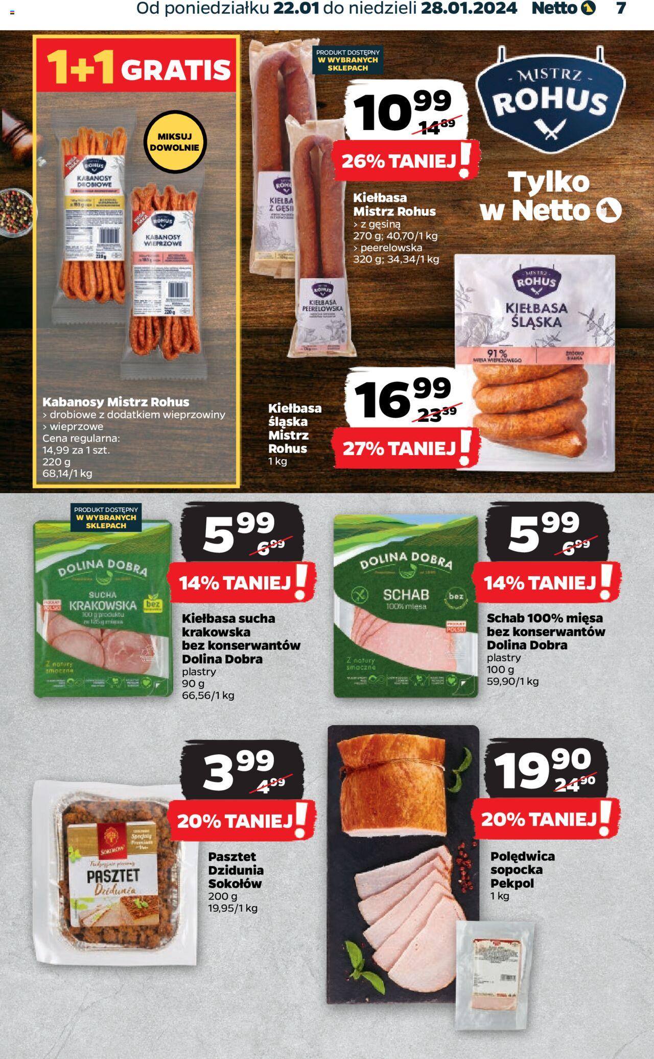 NETTO Gazetka ważna  od 22.01.2024 do 28.01.2024 strona 7
