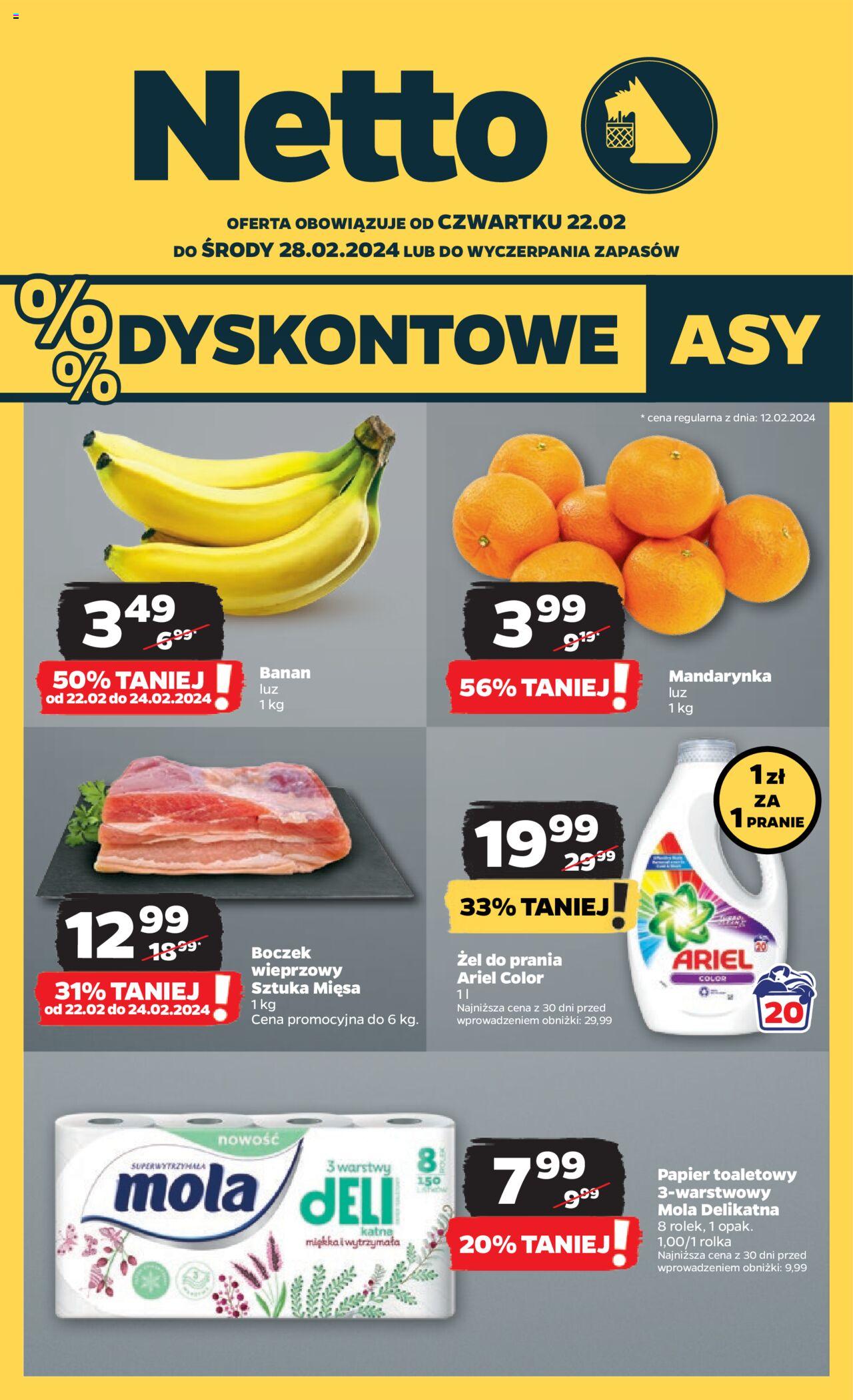 NETTO Gazetka ważna od 22.02.2024 do 28.02.2024 strona 1