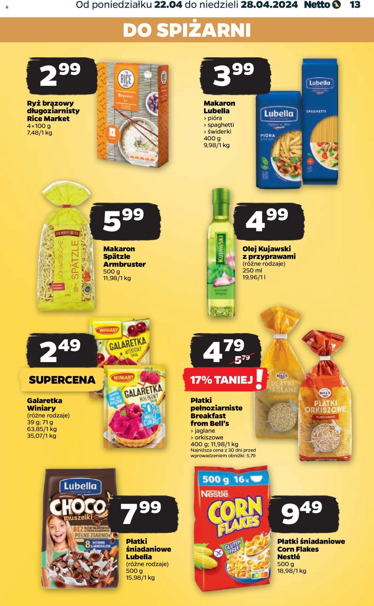 NETTO Gazetka ważna od 22.04.2024 do 28.04.2024 strona 13