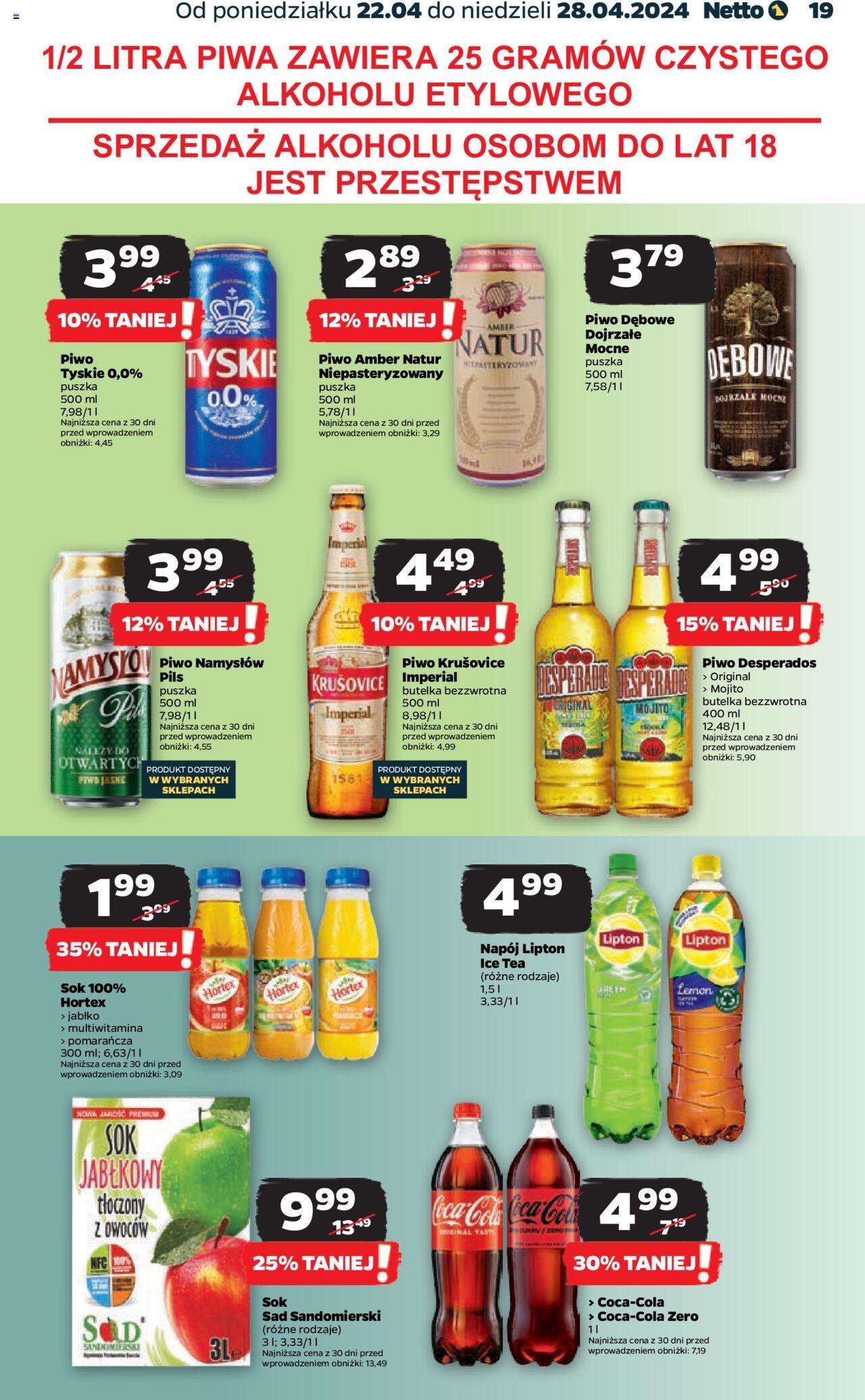 NETTO Gazetka ważna od 22.04.2024 do 28.04.2024 strona 19