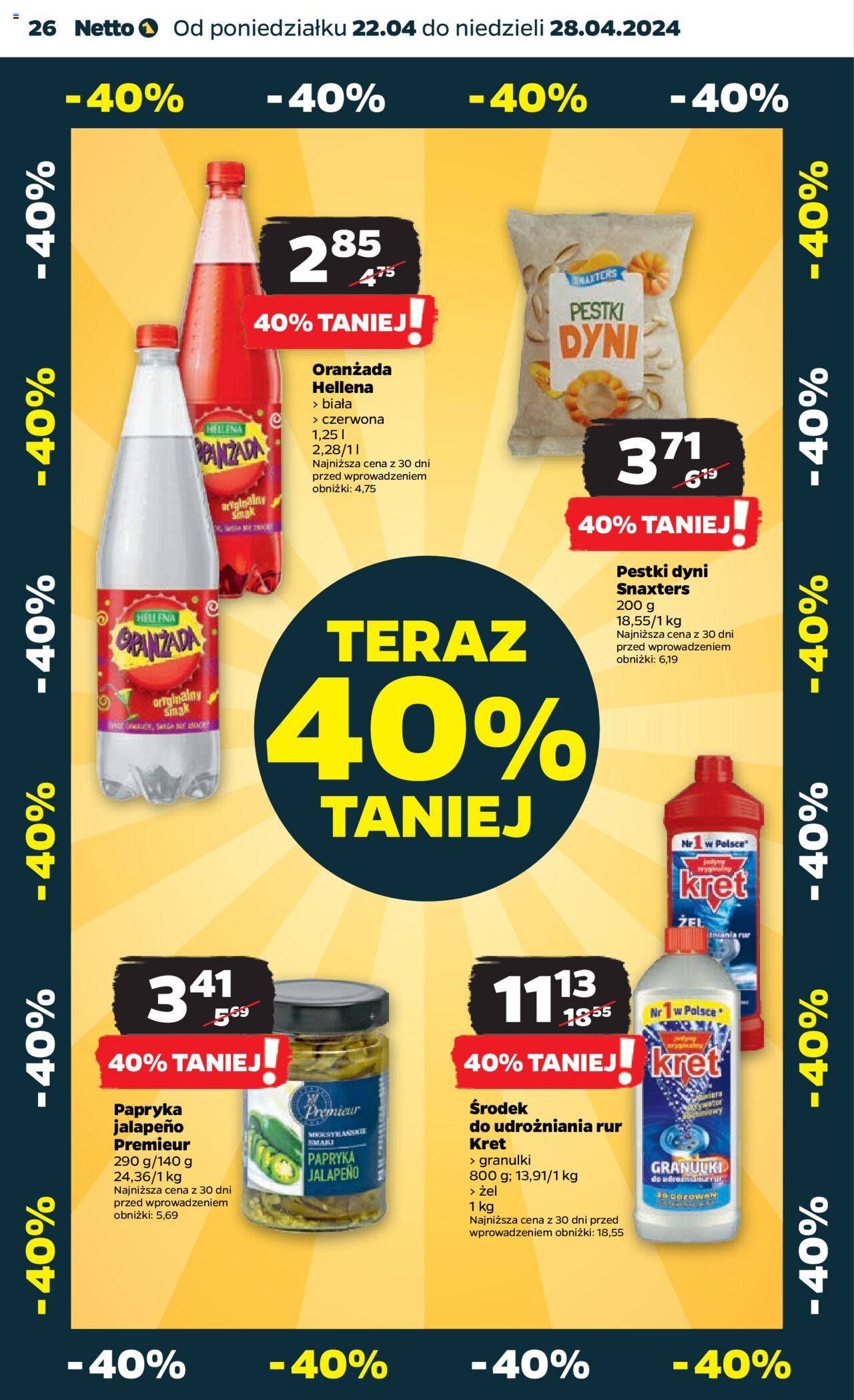 NETTO Gazetka ważna od 22.04.2024 do 28.04.2024 strona 26