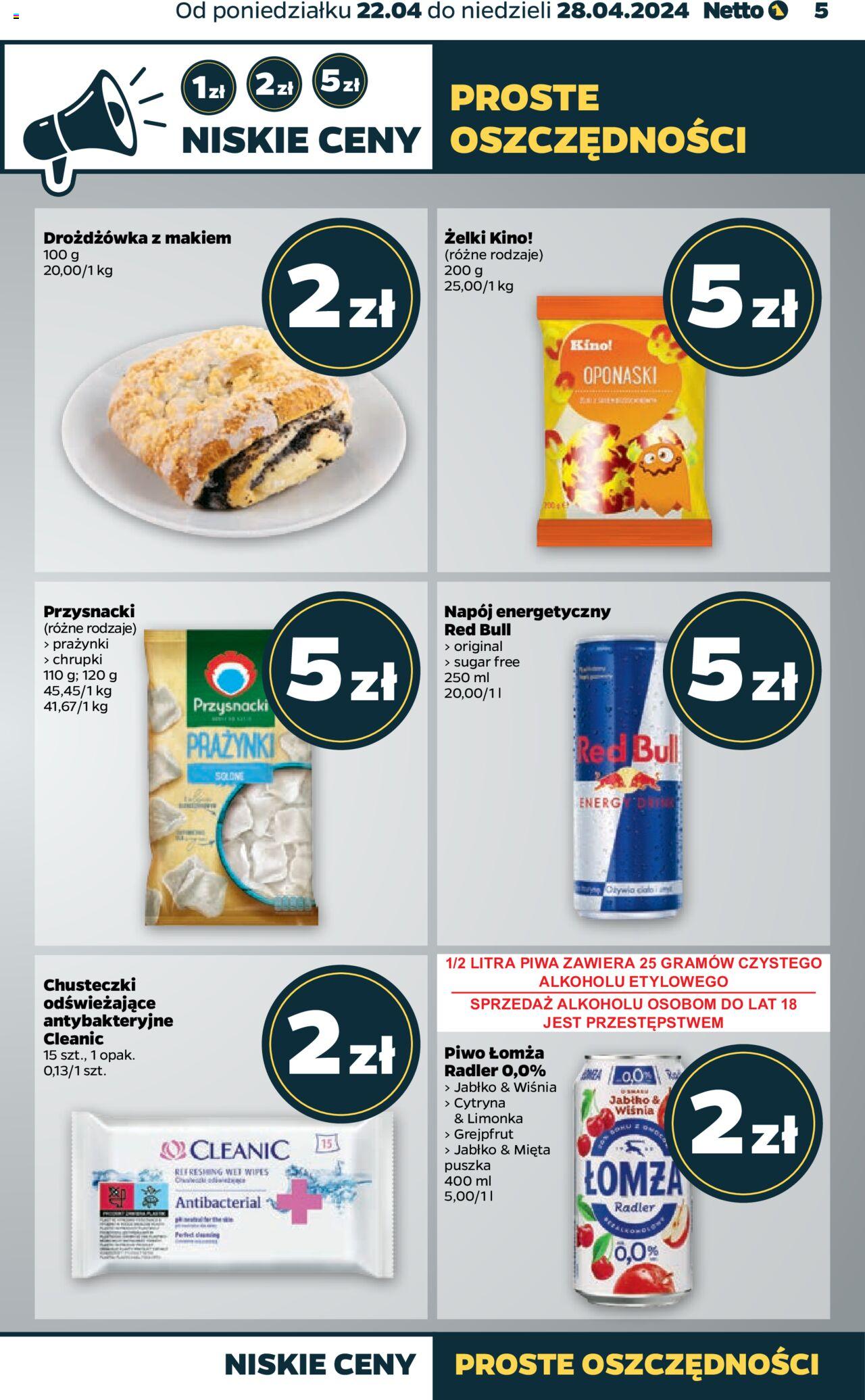 NETTO Gazetka ważna od 22.04.2024 do 28.04.2024 strona 5