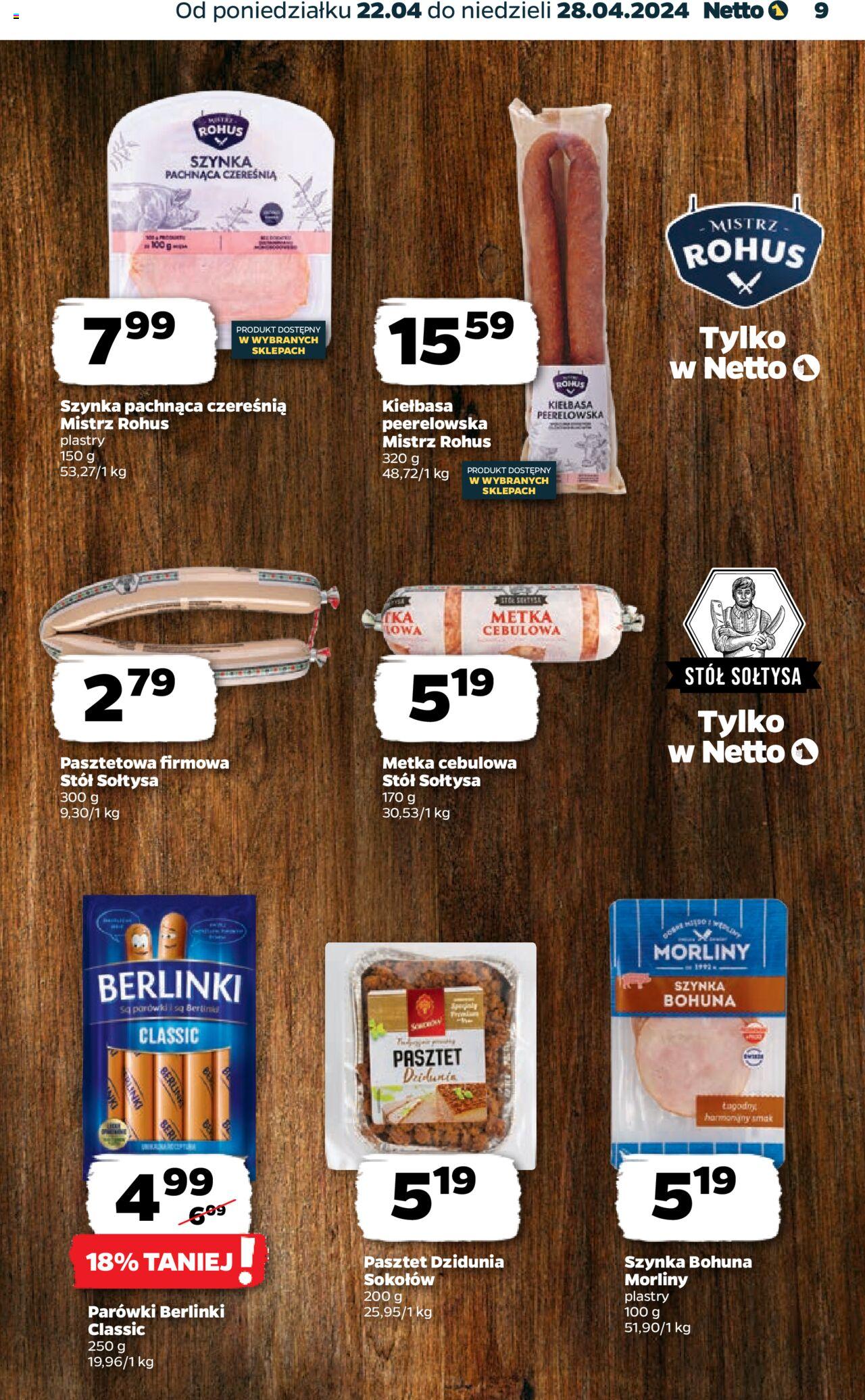 NETTO Gazetka ważna od 22.04.2024 do 28.04.2024 strona 9