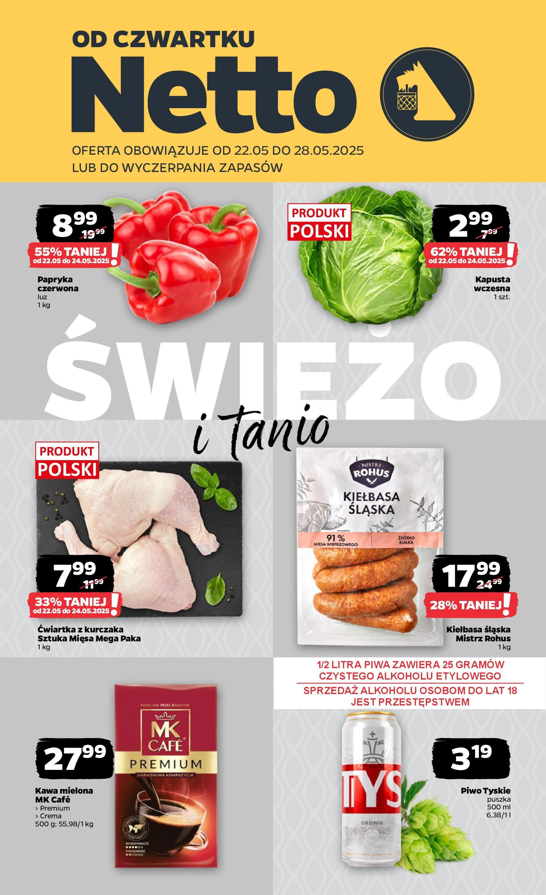 NETTO Gazetka ważna  od 22.05.2025 do 28.05.2025 strona 1