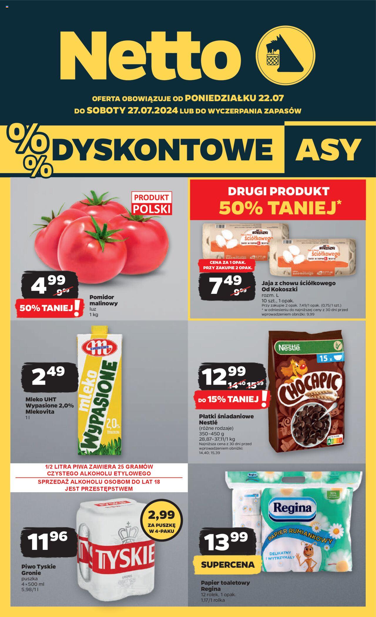 NETTO Gazetka ważna od 22.07.2024 do 27.07.2024 strona 1