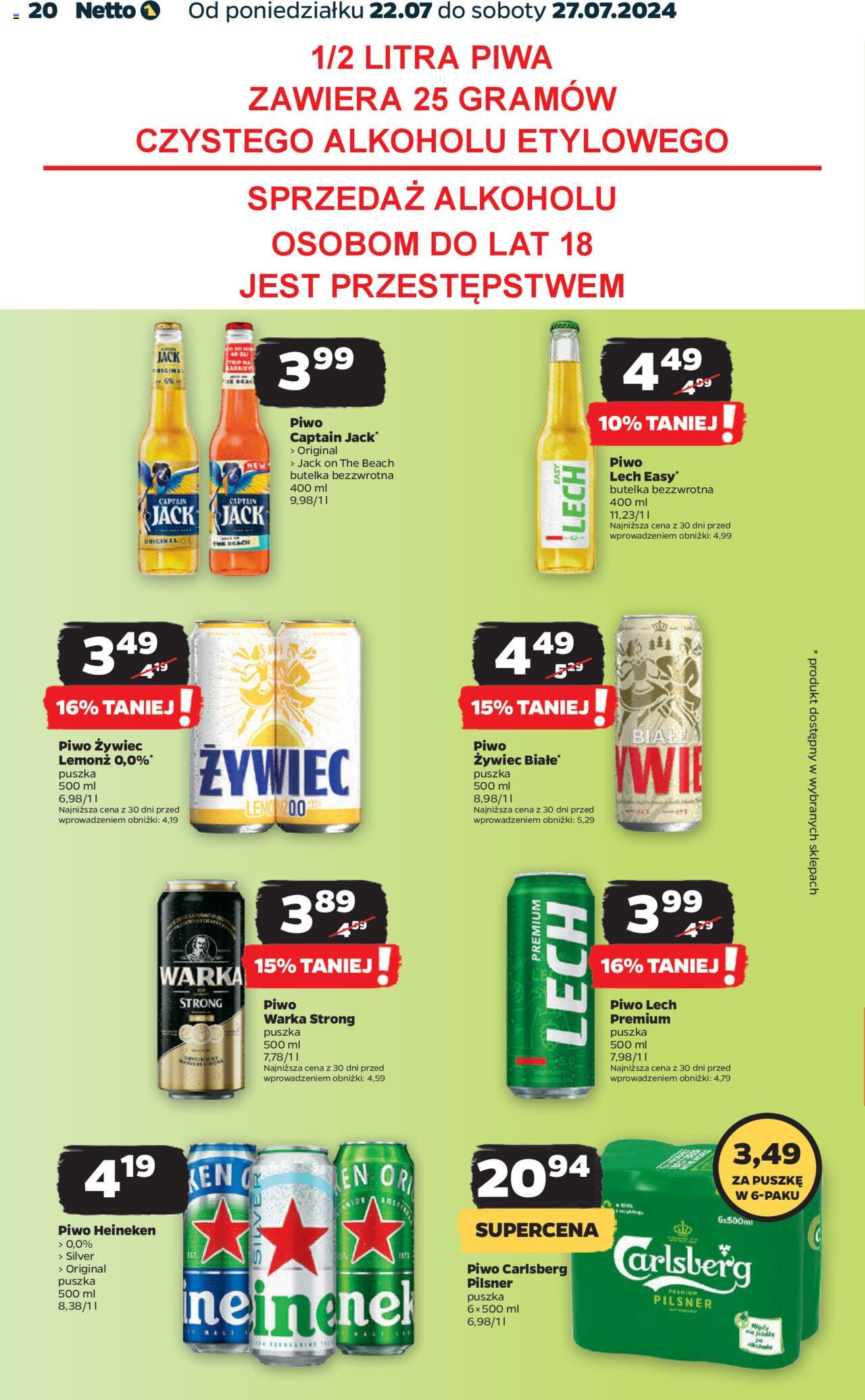 NETTO Gazetka ważna od 22.07.2024 do 27.07.2024 strona 20